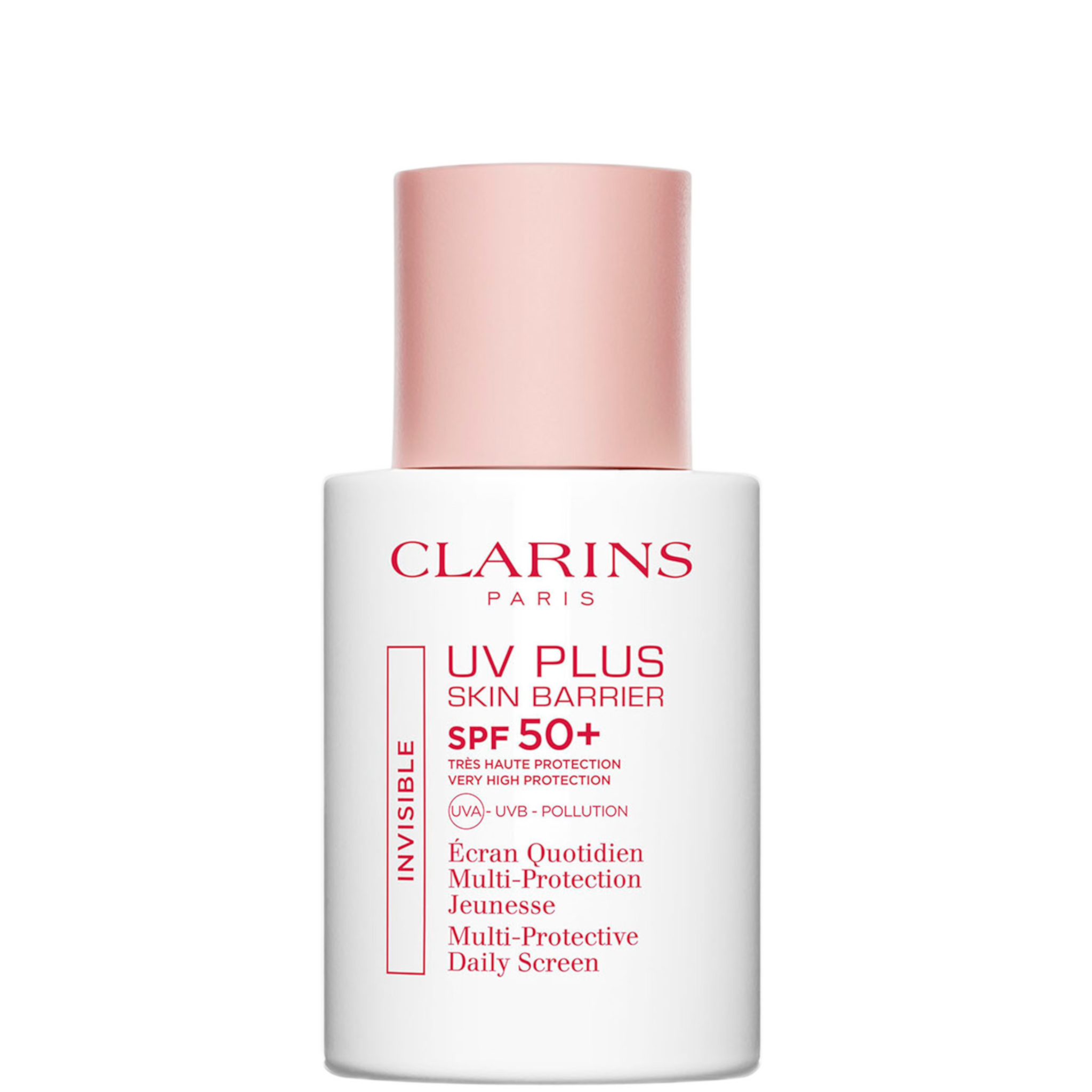 Clarins UV Plus Skin Barrier Multi-Protective Daily Screen SPF50+ - 30ml / Invisible