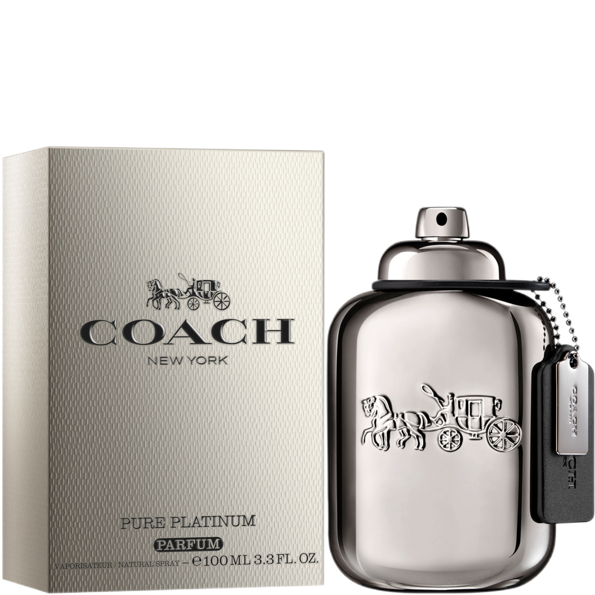 Coach For Men Pure Platinum Parfum Spray