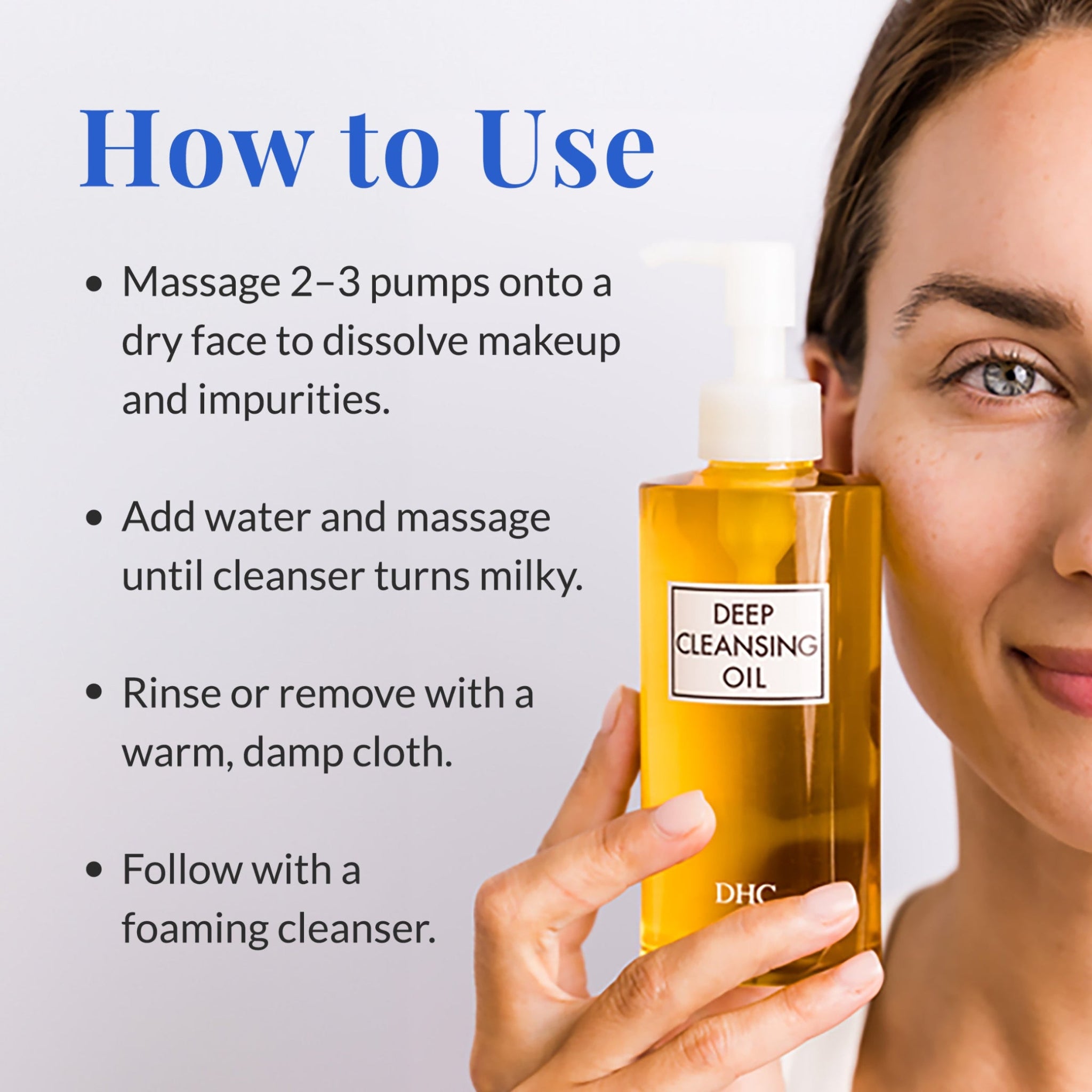 DHC Deep Cleansing Oil - Facial Cleanser – Escentual