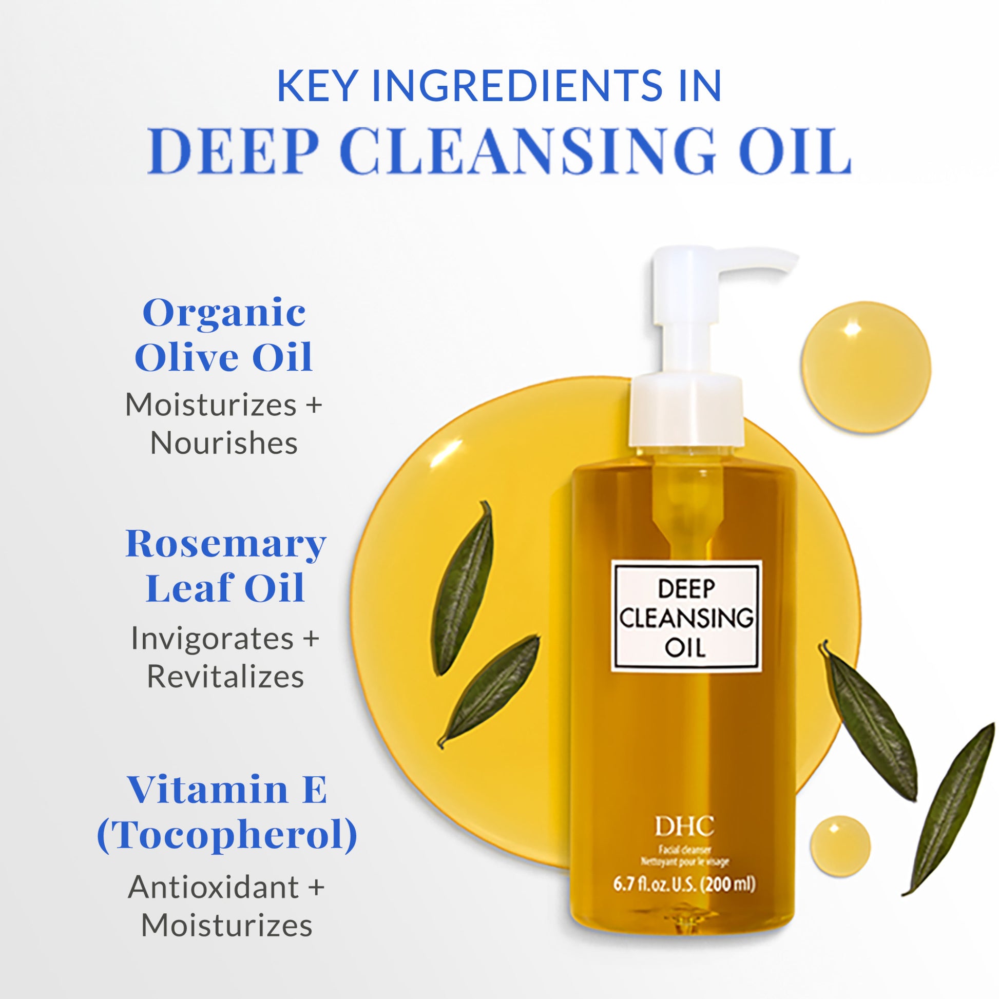 DHC Deep Cleansing Oil - Facial Cleanser