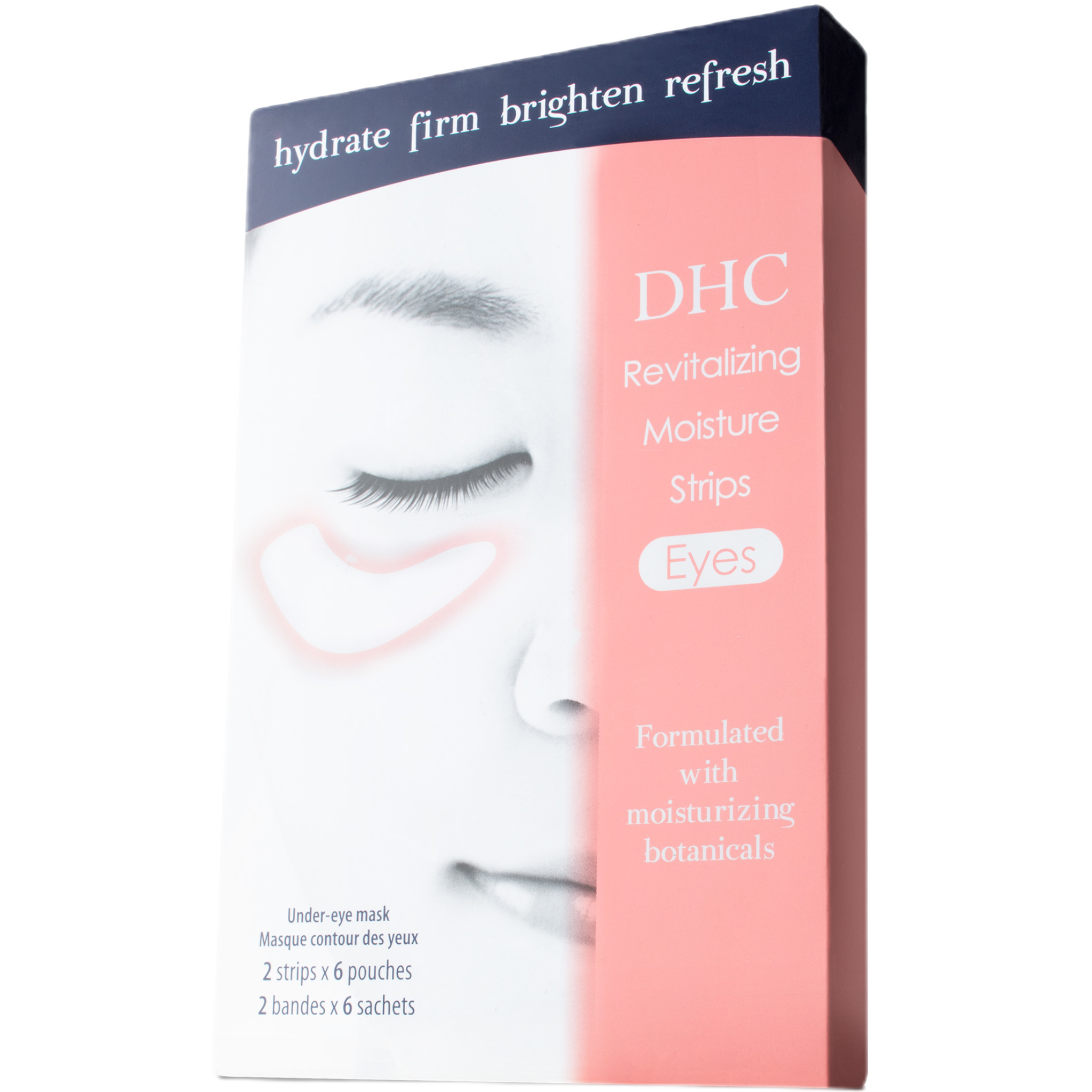 DHC Revitalizing Eye Moisture Strips: 2 Strips x 6 Pouches - Eye Strips