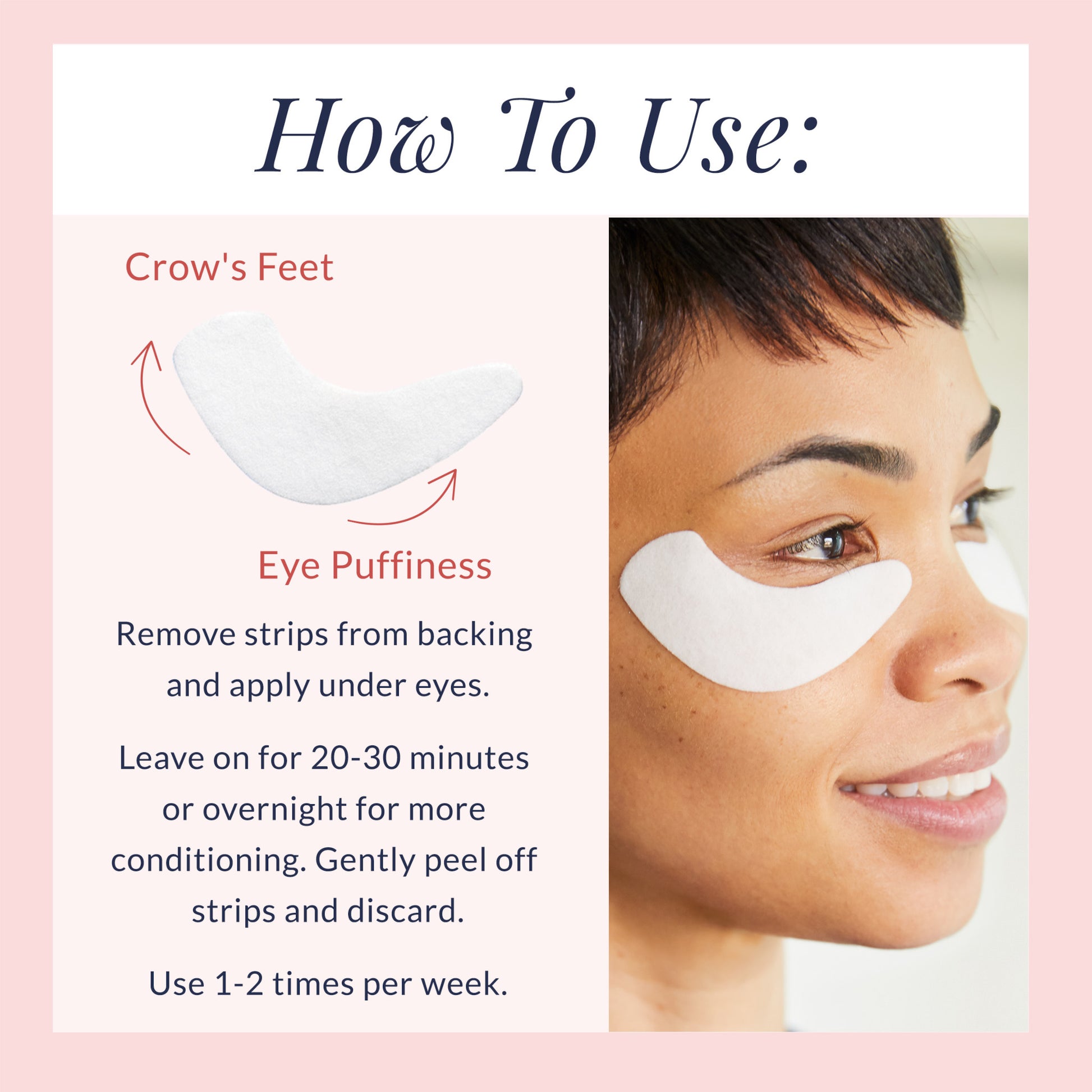 DHC Revitalizing Eye Moisture Strips: 2 Strips x 6 Pouches