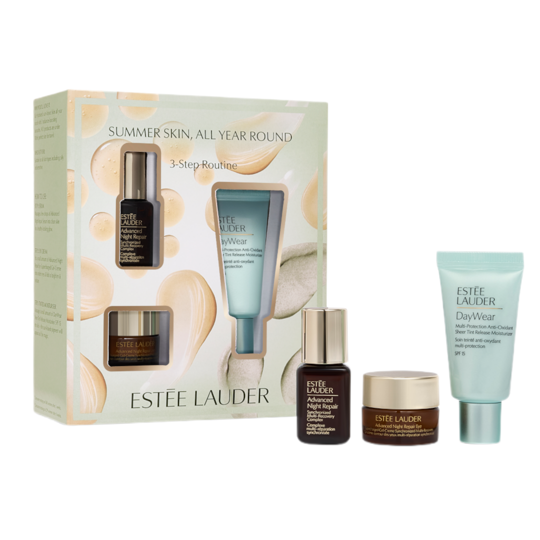 Estee Lauder Summer Skin, All Year Round DayWear 3 Step Routine Set - Gift Set