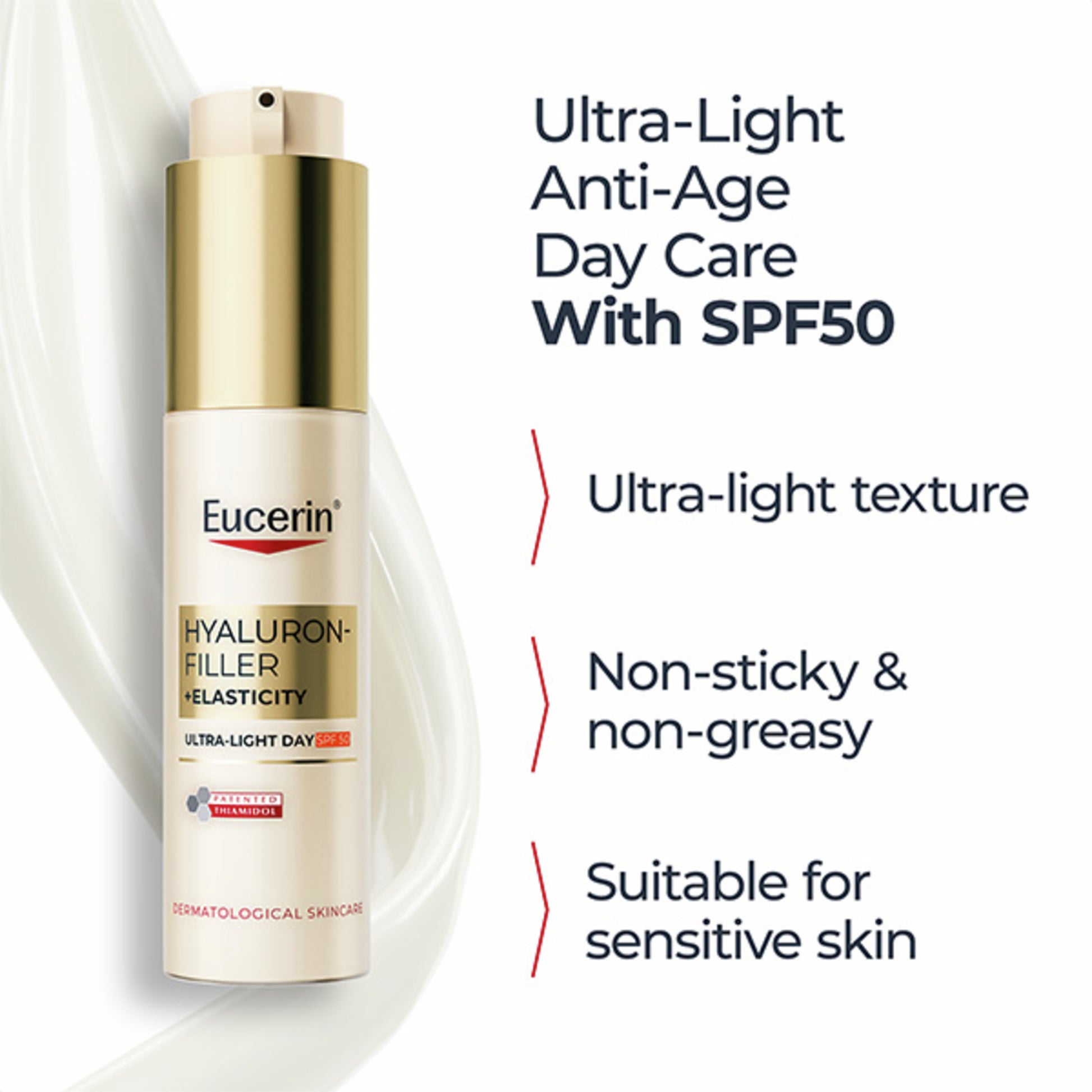 Eucerin Hyaluron-Filler + Elasticity Ultra-Light Day SPF50