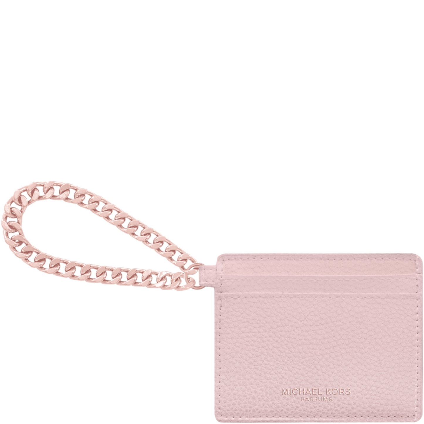 GOLD REWARD - Michael Kors Pour Femme Card Holder with Rose Gold Chain