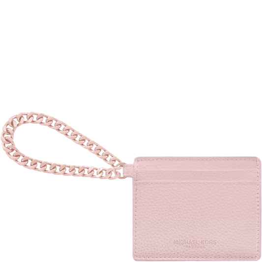 GOLD REWARD - Michael Kors Pour Femme Card Holder with Rose Gold Chain