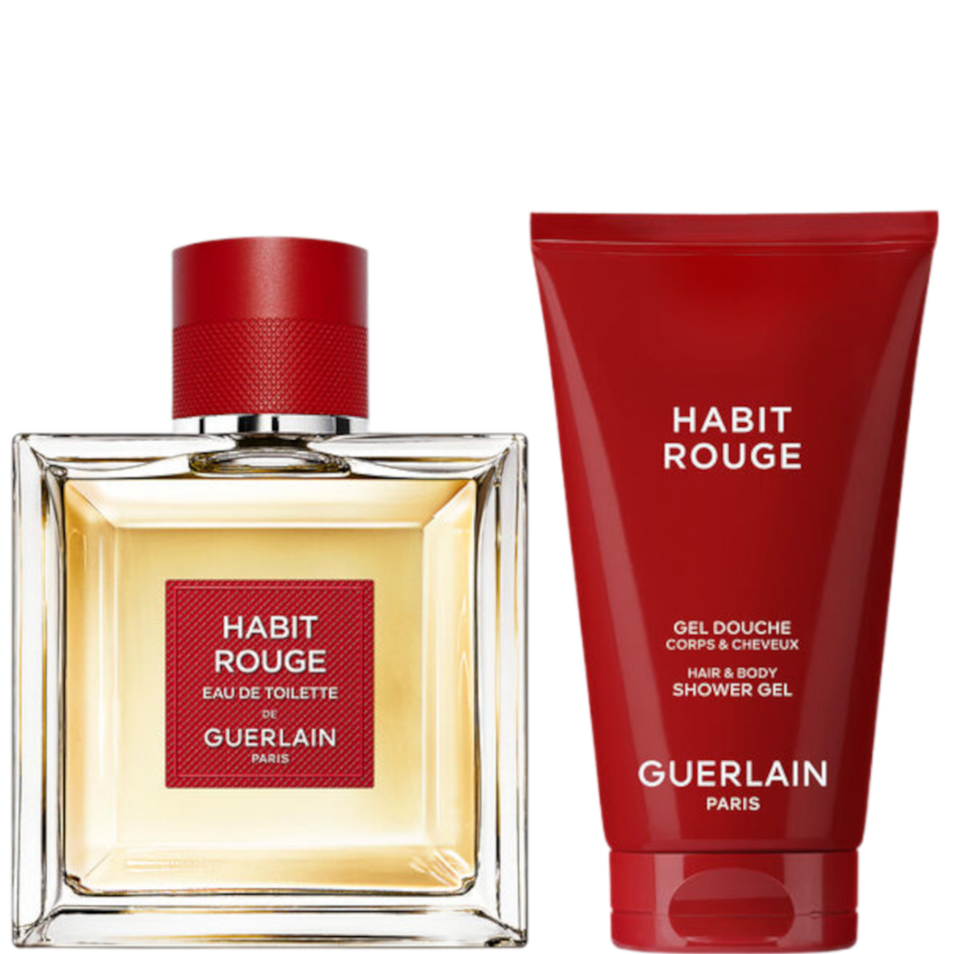 GUERLAIN Habit Rouge Eau de Toilette Spray 100ml Gift Set