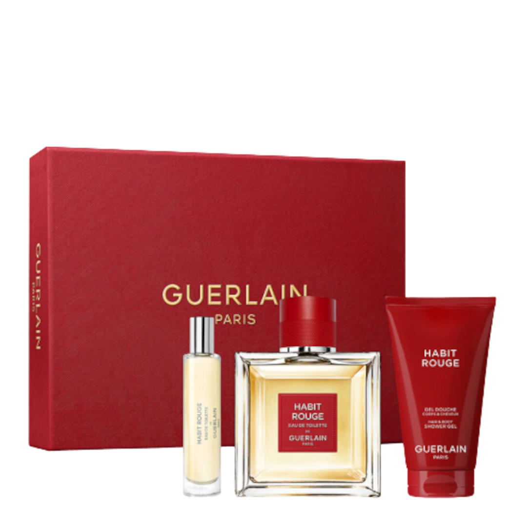 GUERLAIN Habit Rouge Eau de Toilette Spray 100ml Gift Set - 100ml