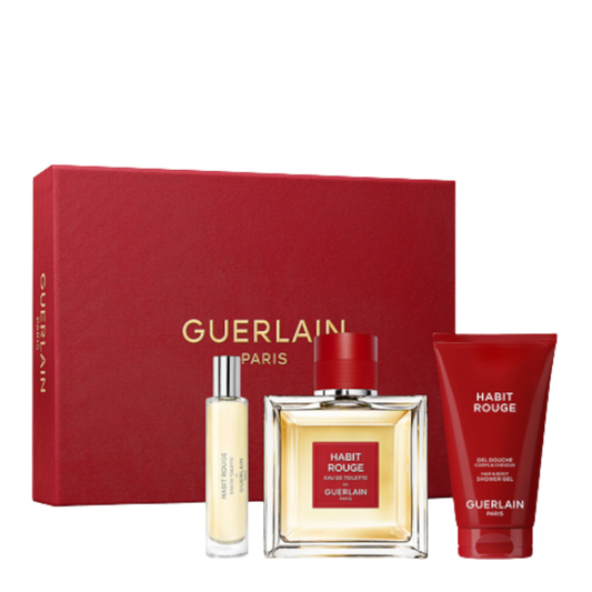 GUERLAIN Habit Rouge Eau de Toilette Spray 100ml Gift Set