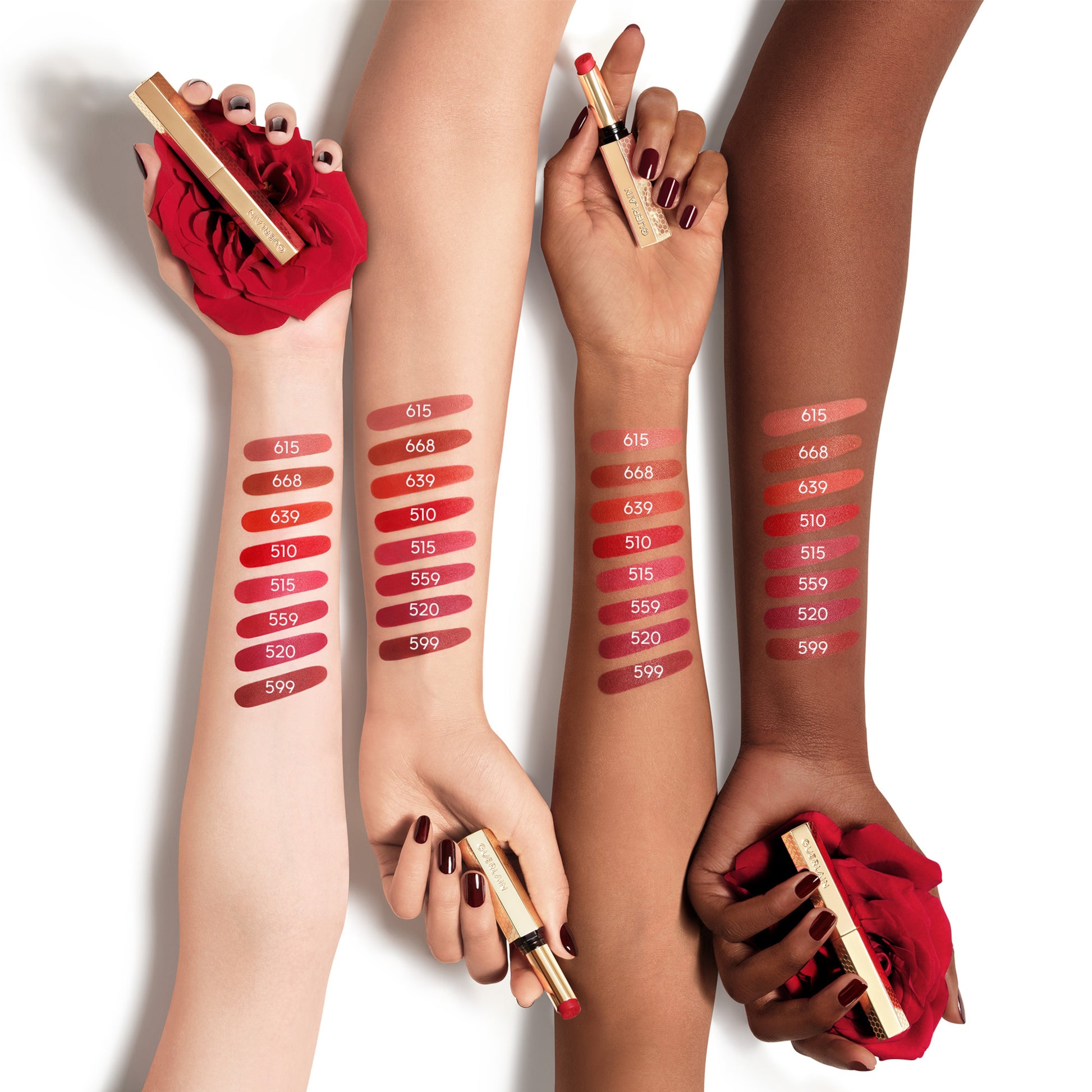 GUERLAIN KISSKISS Blur Matte Lipstick
