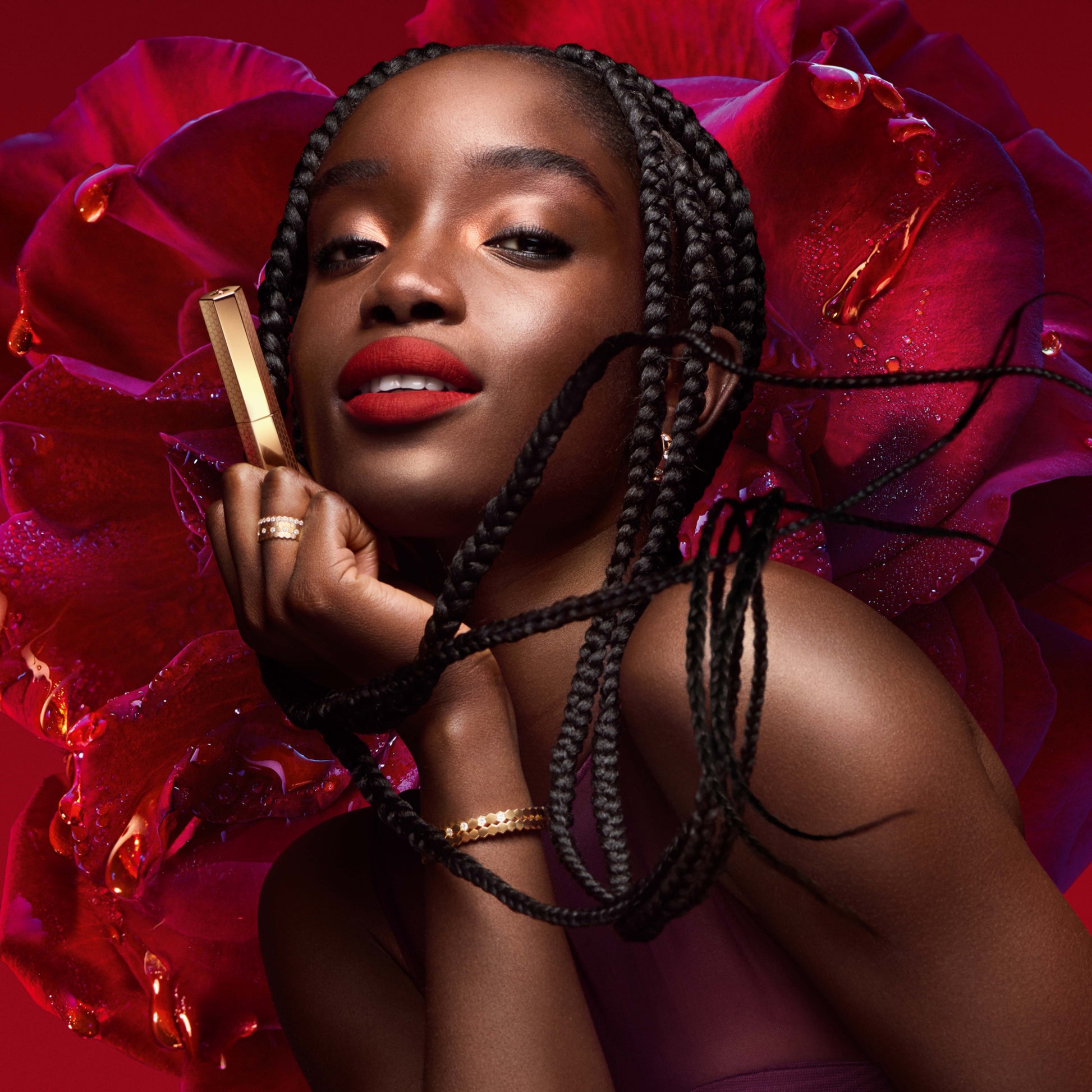 GUERLAIN KISSKISS Blur Matte Lipstick