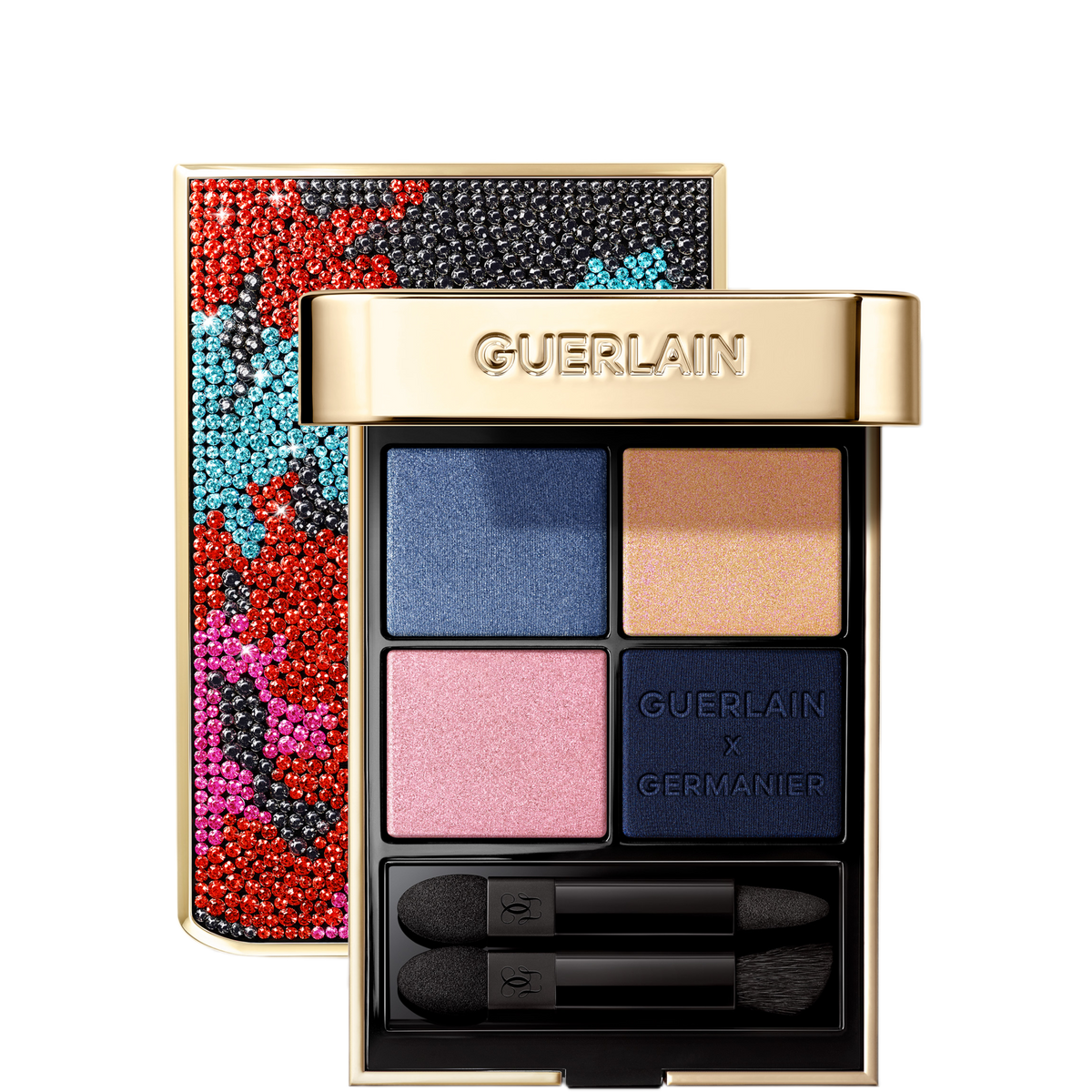 GUERLAIN Ombres G Eyeshadow Quad - Palette / 300 - Mystery - Christmas Edition