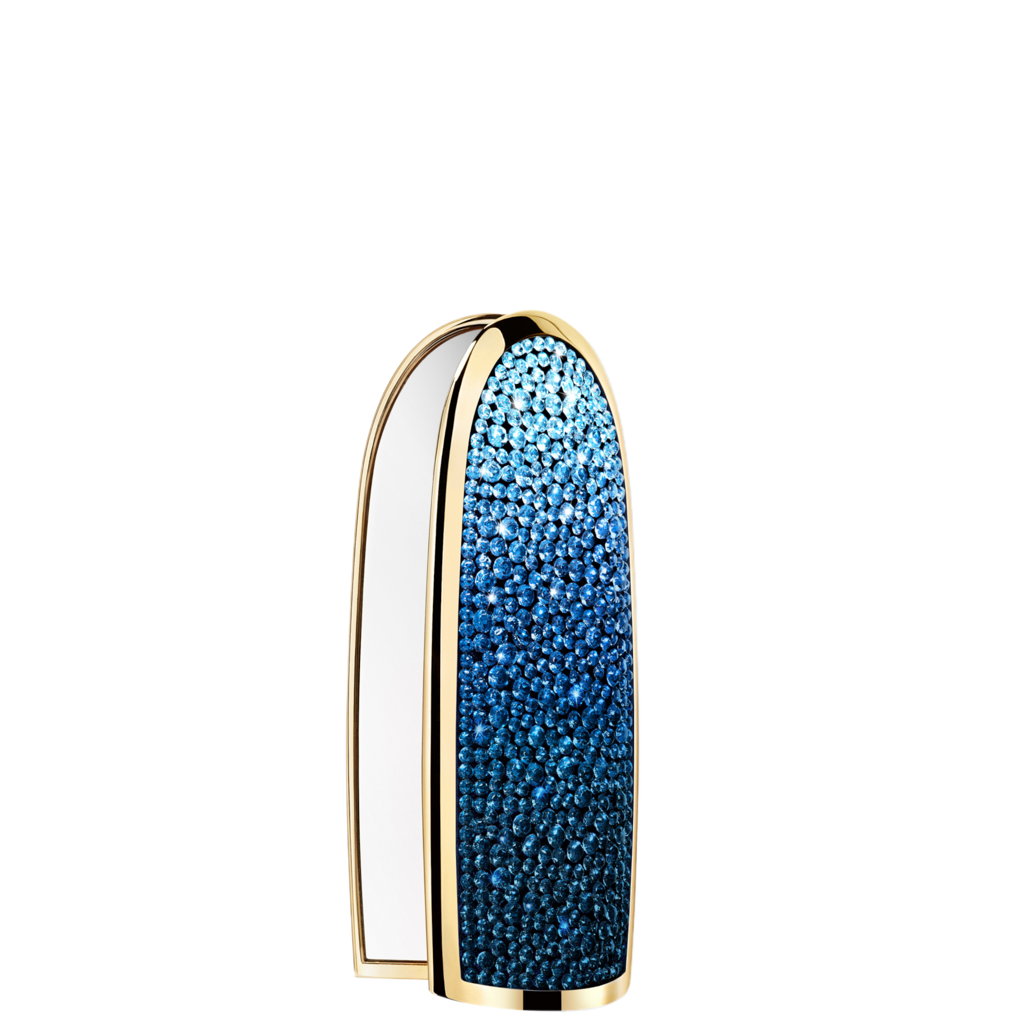 GUERLAIN Rouge G The Double Mirror Jewel Lipstick Case - Bleu Astral - Limited Edition