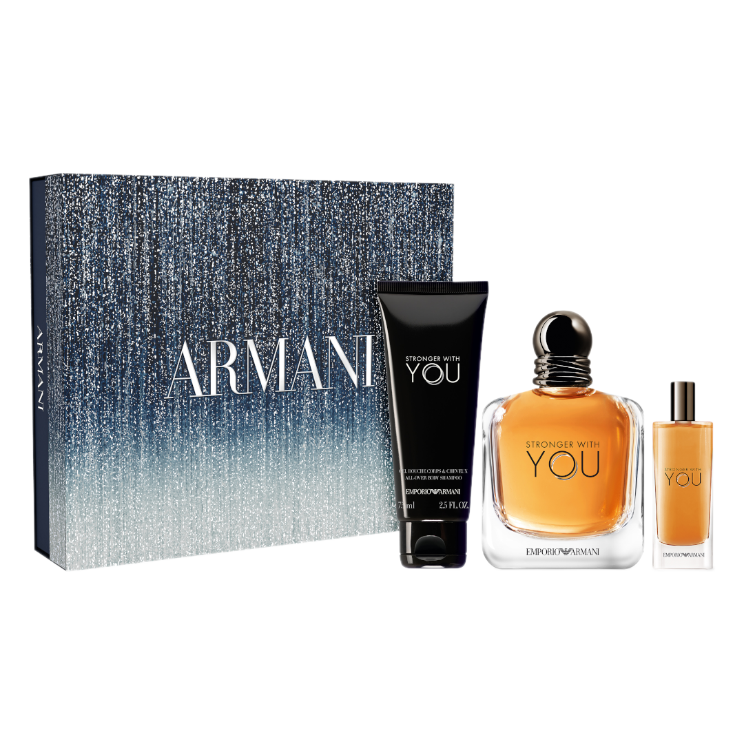 Giorgio Armani Emporio Armani Stronger With You Eau de Toilette 100ml Gift Set - 100ml