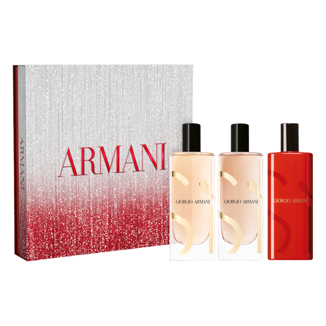 Giorgio Armani Si Miniature Trio 3 x 15ml Gift Set - 3 x 15ml