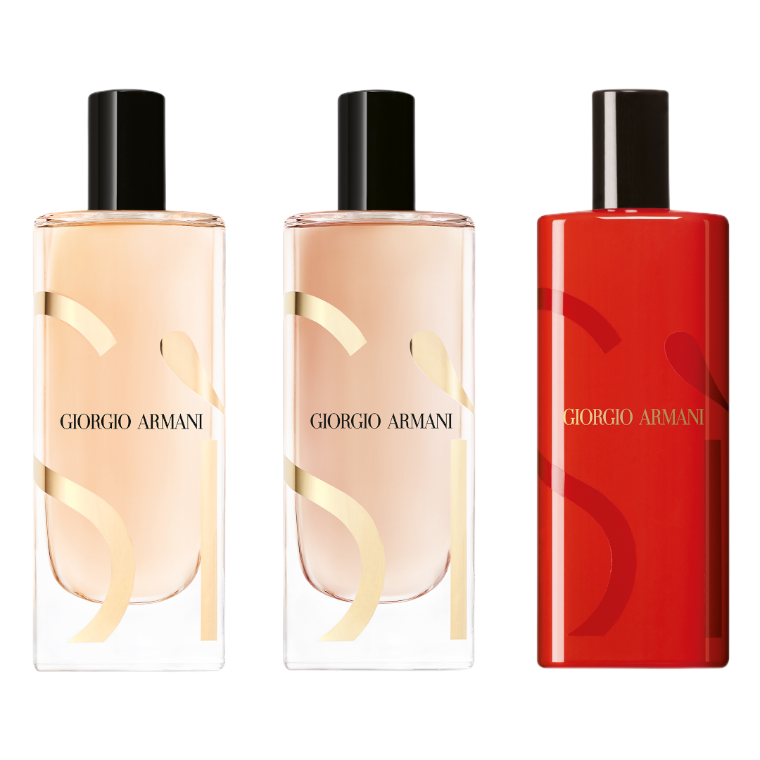 Giorgio Armani Si Miniature Trio 3 x 15ml Gift Set