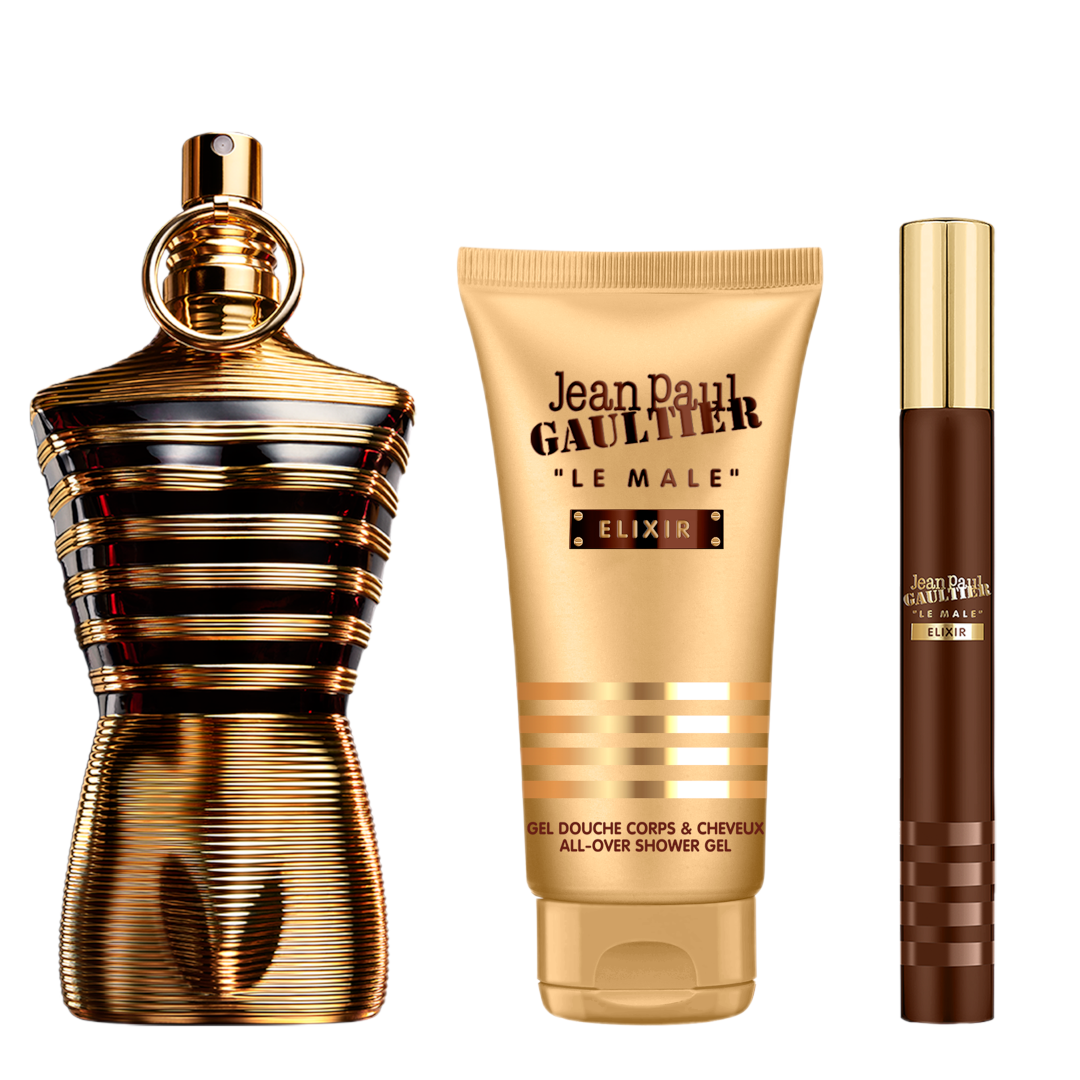 Jean Paul Gaultier Le Male Elixir Parfum Spray 75ml Gift Set