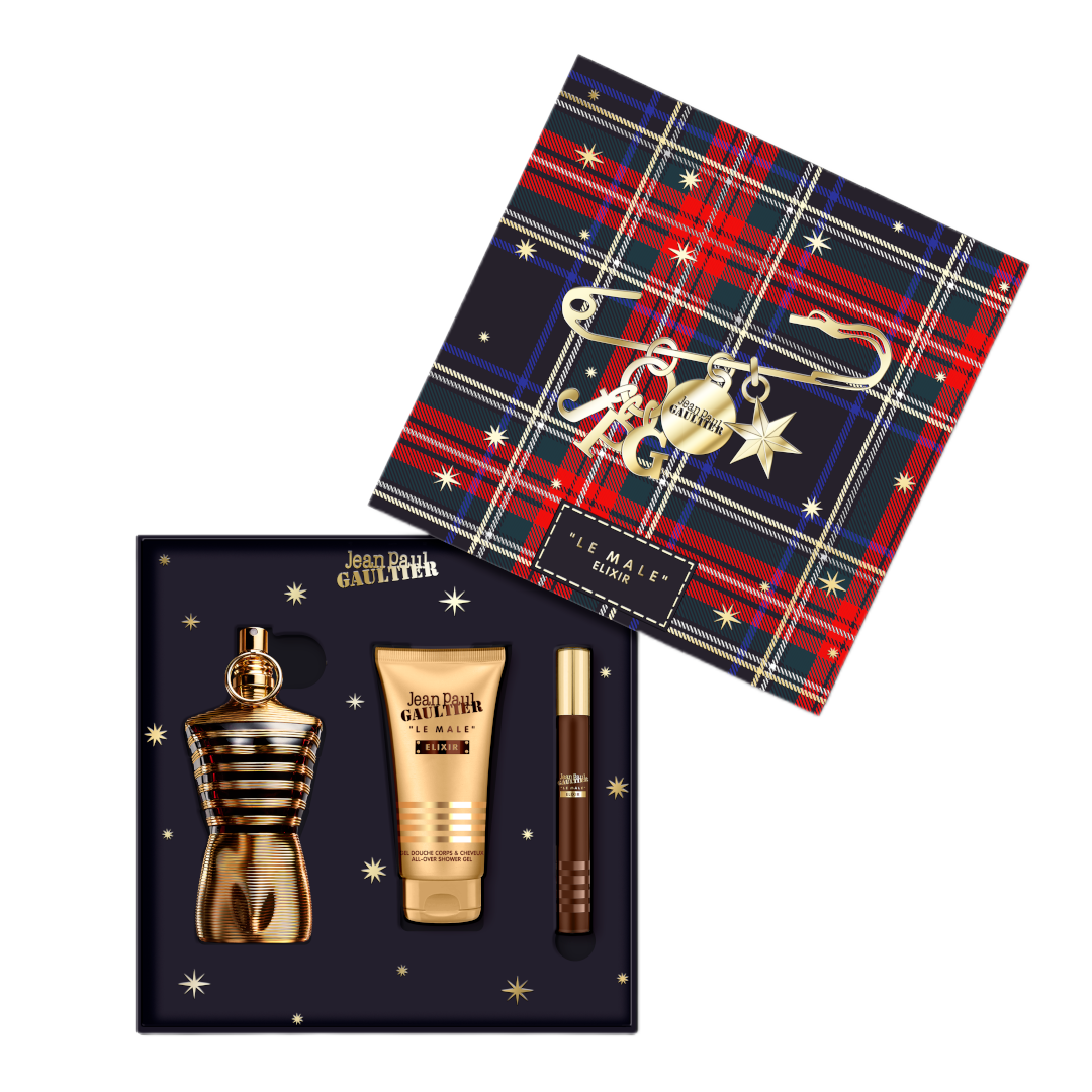 Jean Paul Gaultier Le Male Elixir Parfum Spray 75ml Gift Set