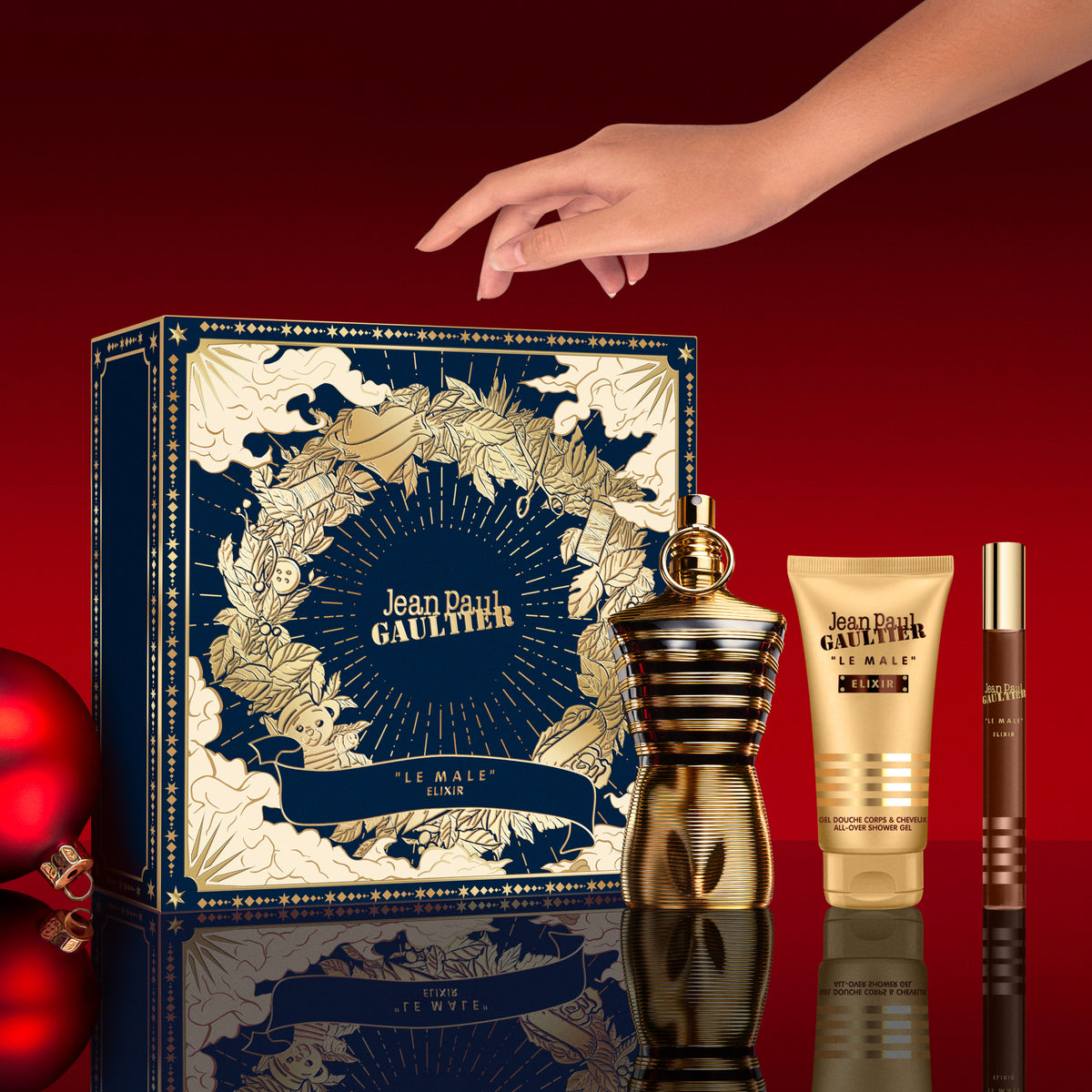 Jean Paul Gaultier Le Male Elixir Parfum Spray 75ml Gift Set