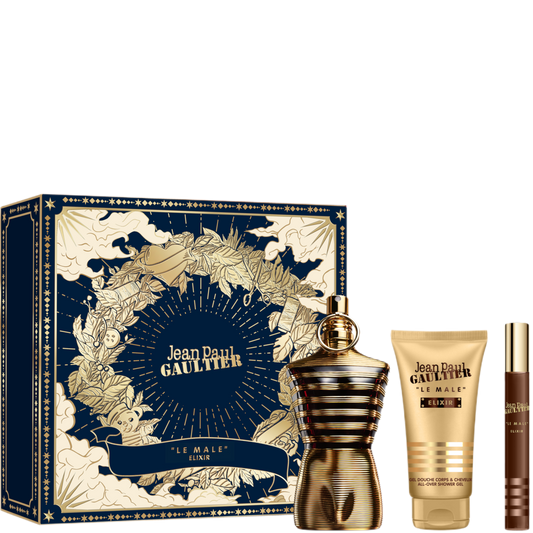 Jean Paul Gaultier Le Male Elixir Parfum Spray 75ml Gift Set
