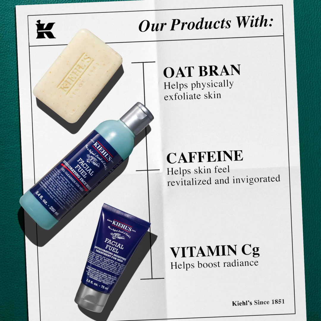 Kiehl's Facial Fuel Men's Morning Reboot Gift Set
