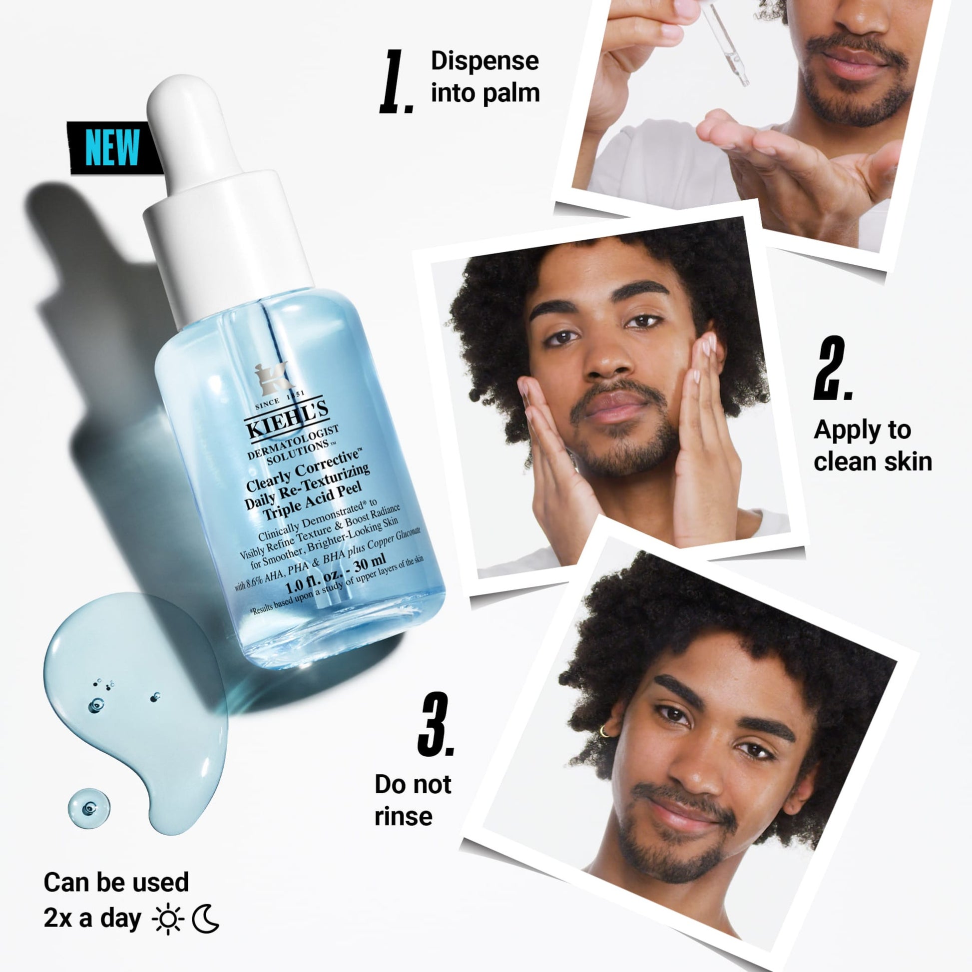 Kiehl's Clearly Corrective Daily Re-Texturizing Triple Acid Peel