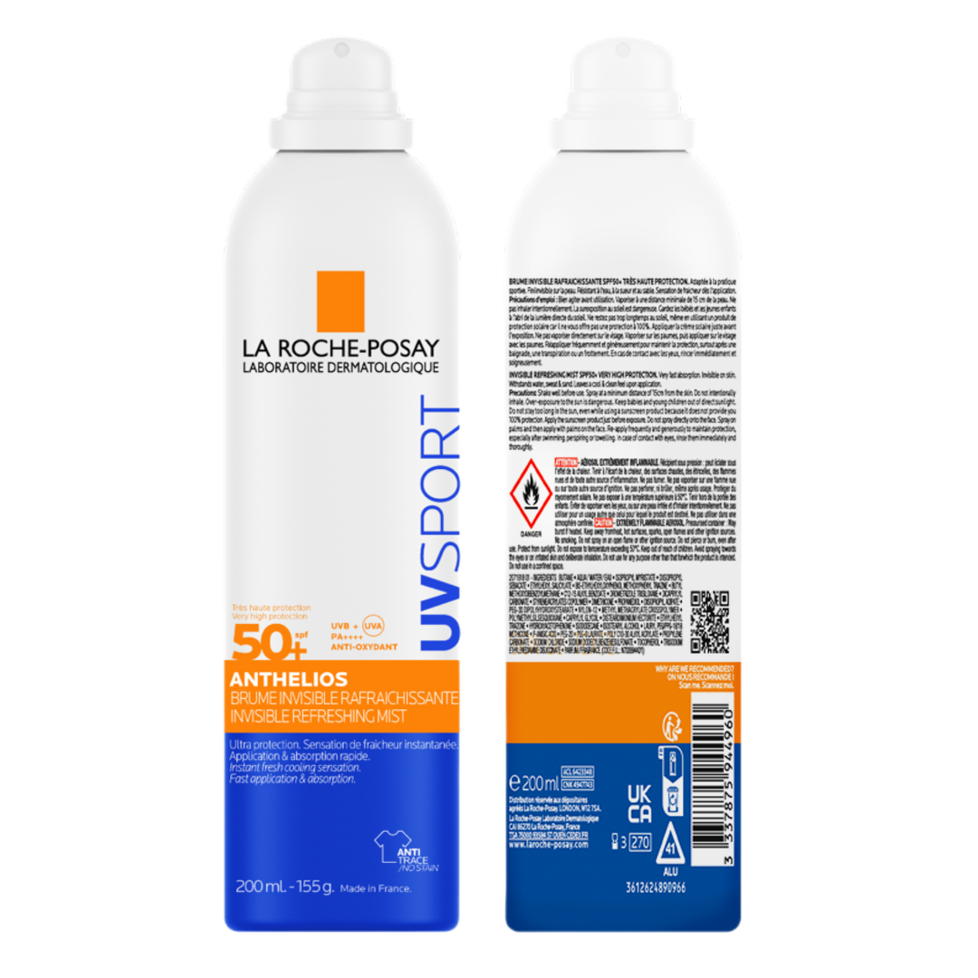 La Roche-Posay Anthelios UVSPORT Invisible Refreshing Mist SPF50+