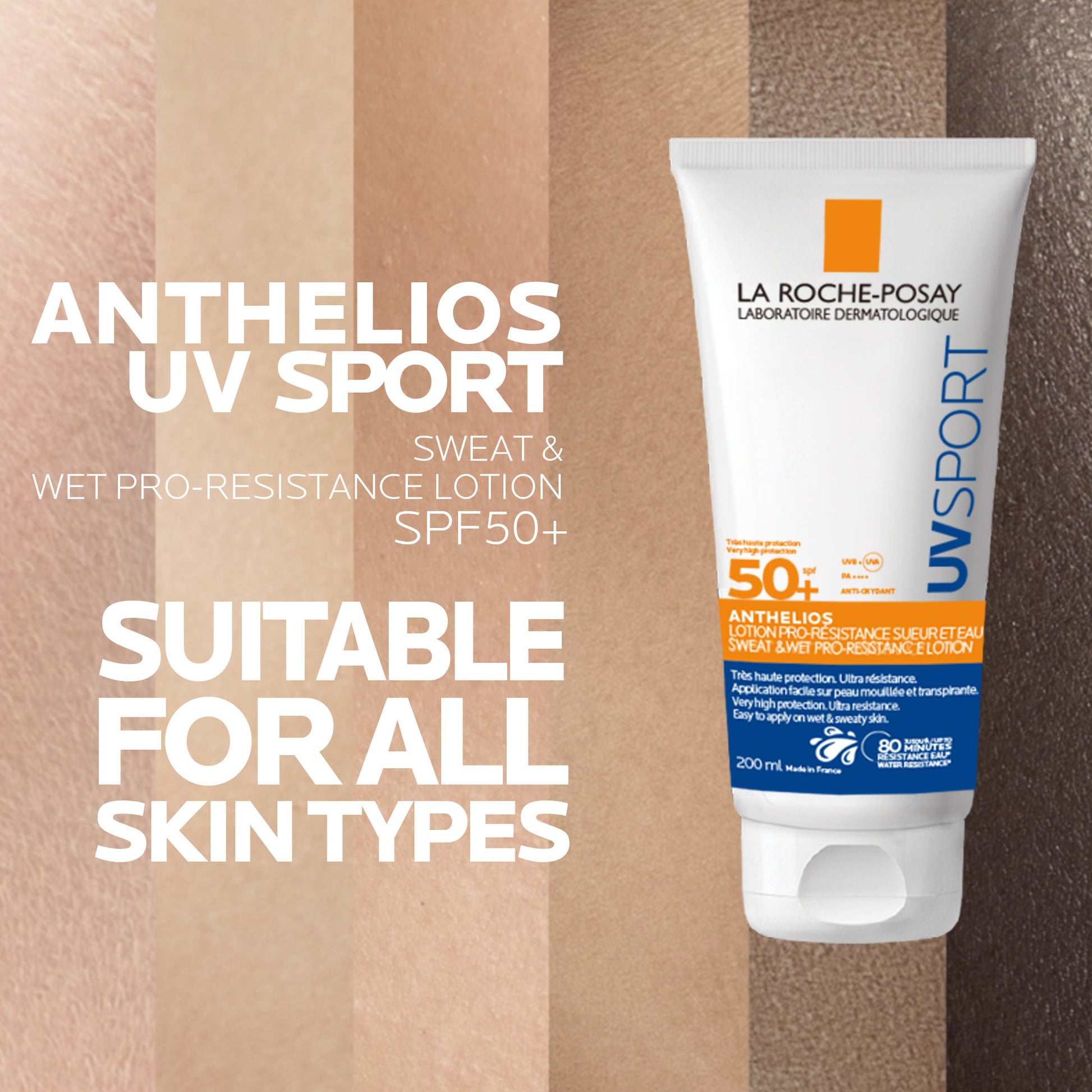 La Roche-Posay Anthelios UVSPORT Sweat & Wet Pro-Resistance Lotion SPF50+