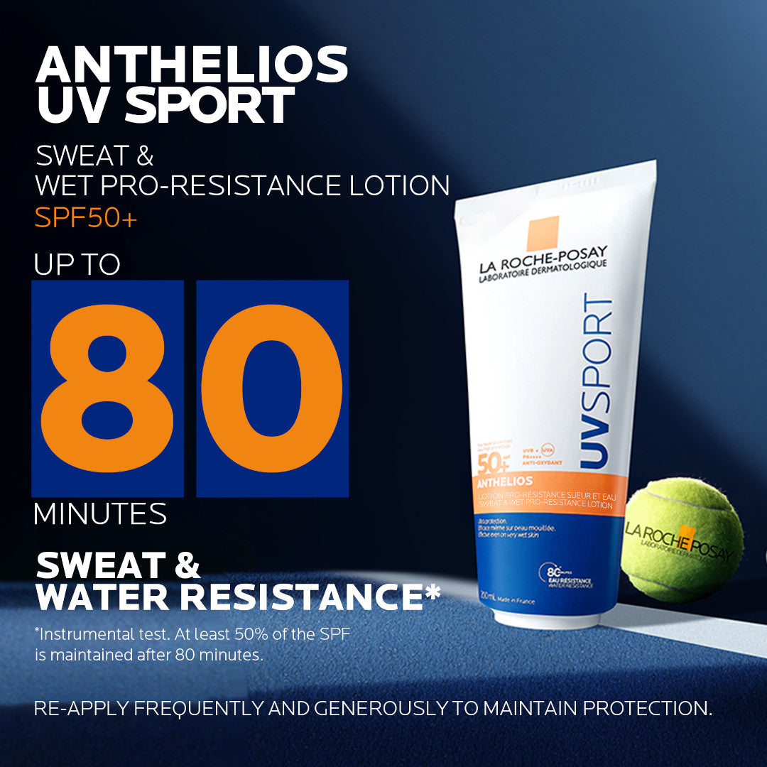 La Roche-Posay Anthelios UVSPORT Sweat & Wet Pro-Resistance Lotion SPF50+