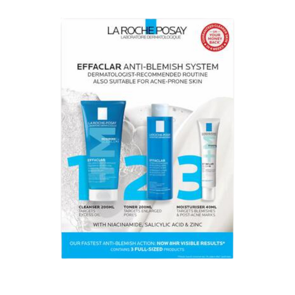 La Roche-Posay Effaclar 3-Step Anti-Blemish System – Escentual
