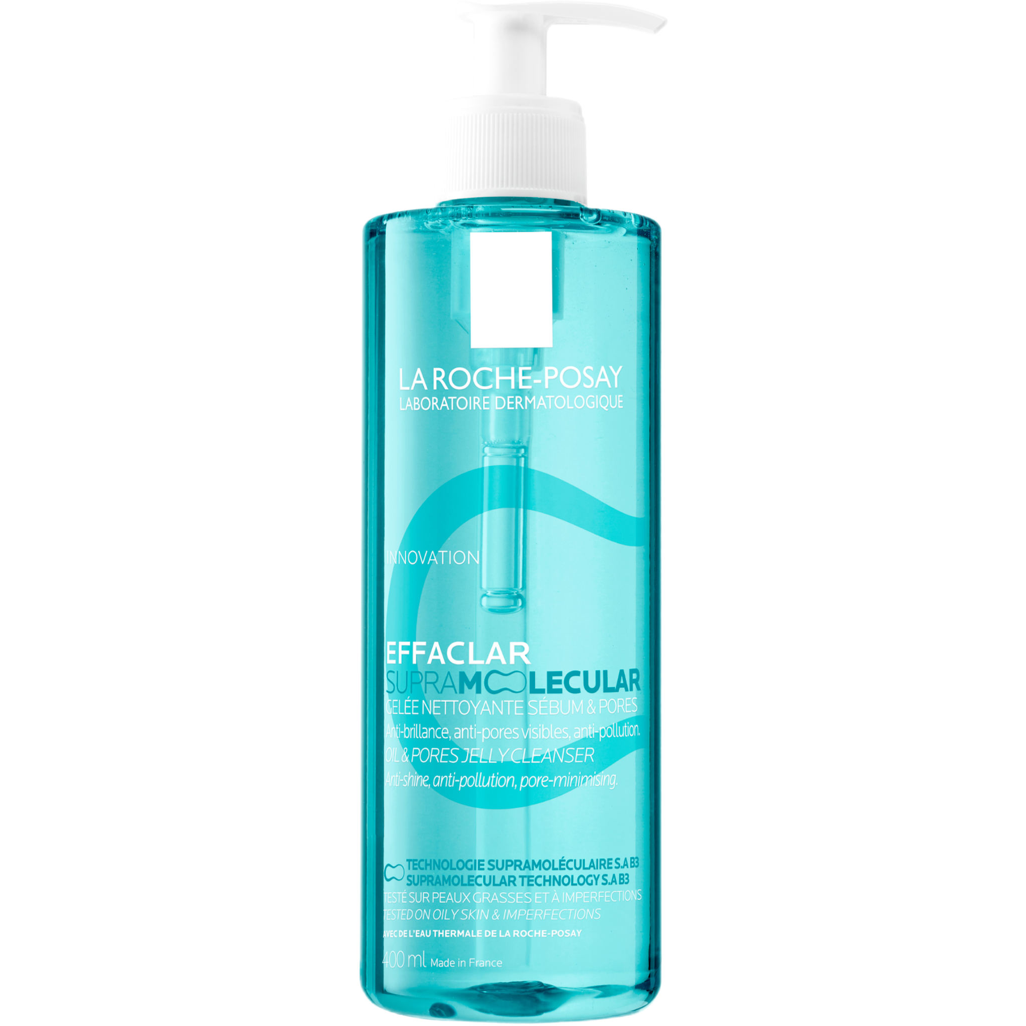La Roche-Posay Effaclar Supramolecular Oil & Pores Jelly Cleanser - 400ml