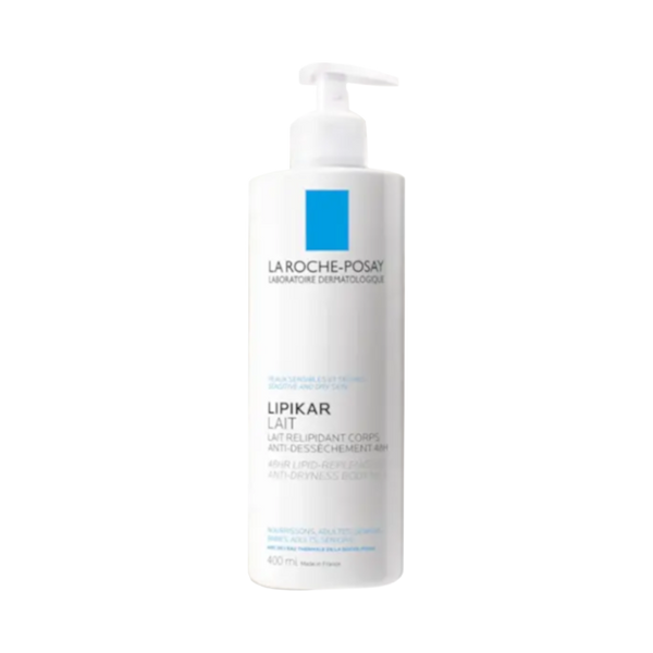 La Roche-Posay Lipikar Lait Body Milk 400ml - Lipid-Replenishing Dry Skin Moisturizer