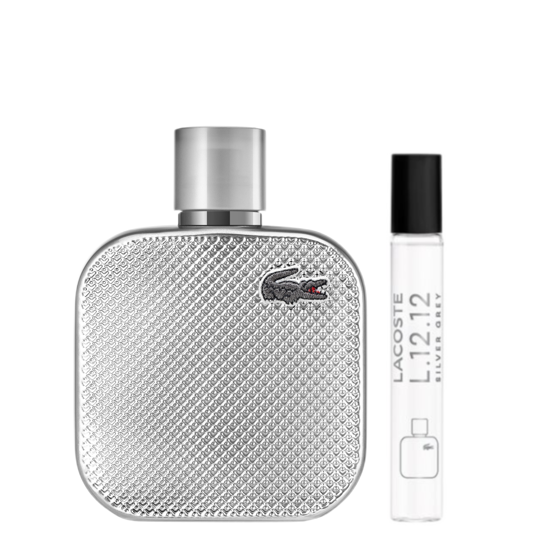 Lacoste L.12.12 Silver Grey Eau de Parfum 50ml Gift Set