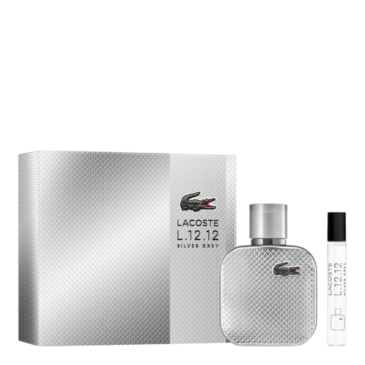 Lacoste L.12.12 Silver Grey Eau de Parfum 50ml Gift Set