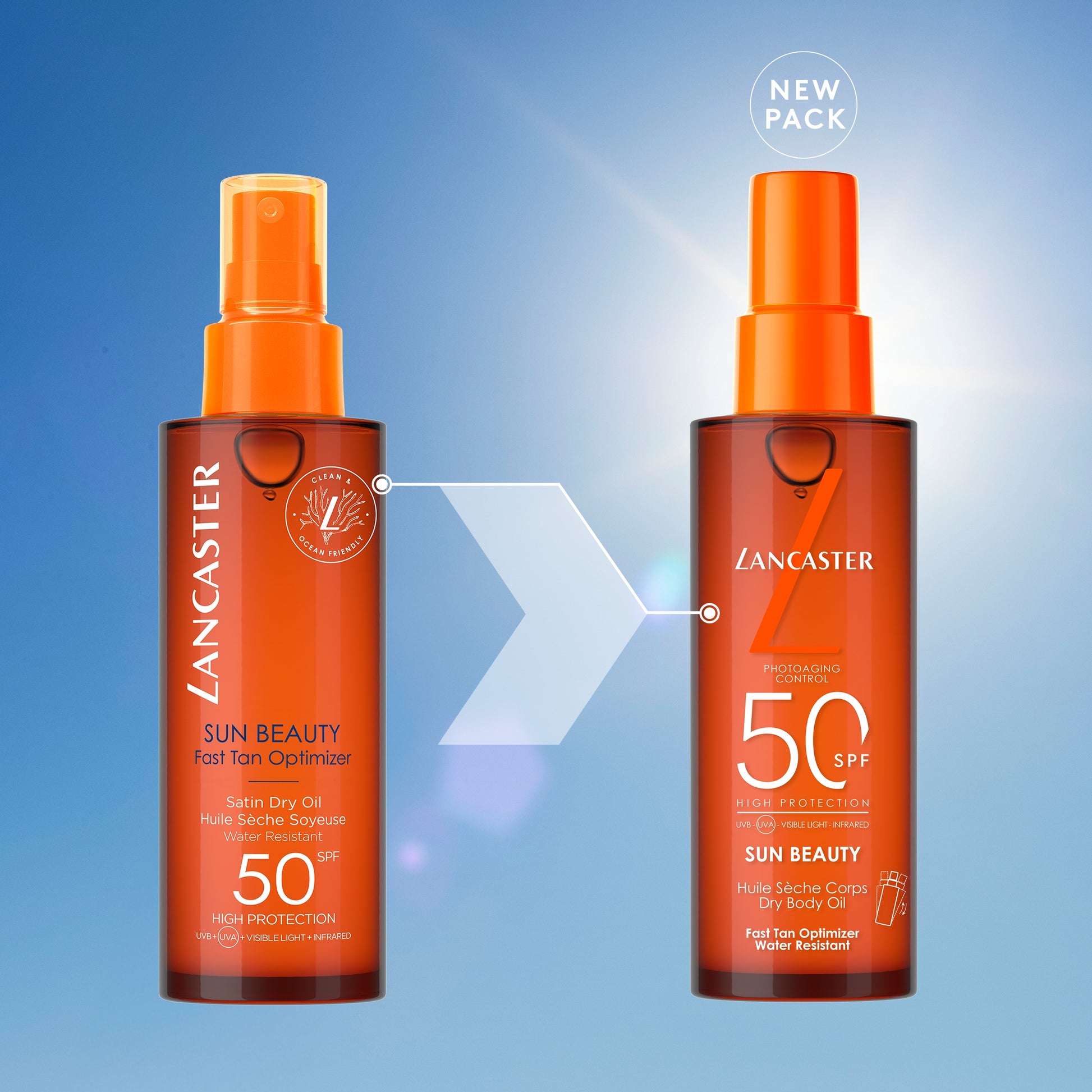 Lancaster Sun Beauty Dry Body Oil SPF50