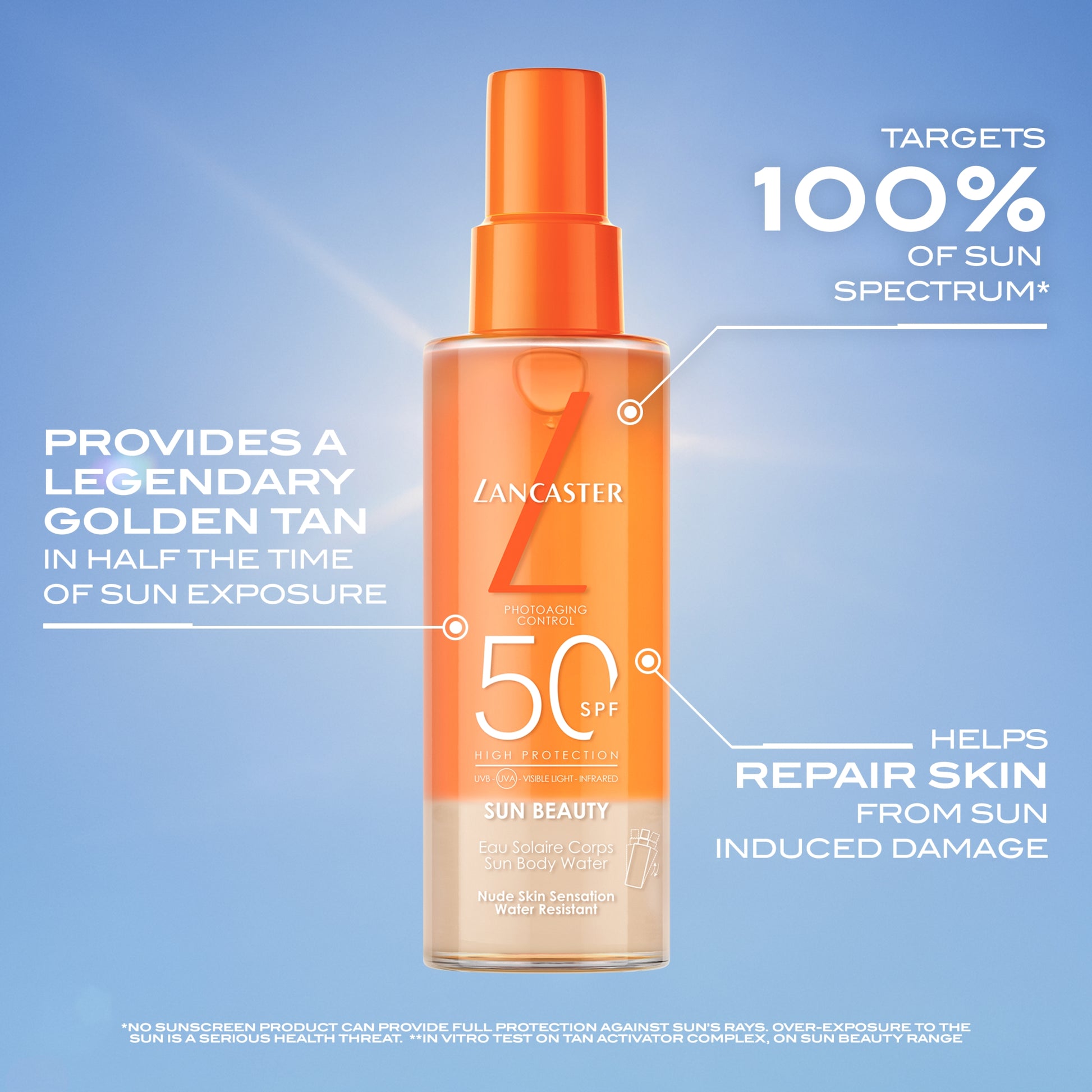 Lancaster Sun Beauty Sun Body Water SPF50