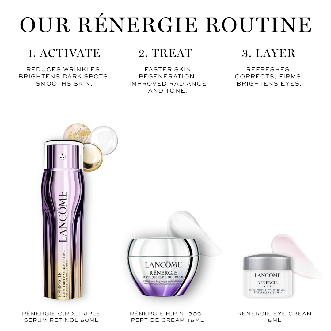 Lancome Renergie C.R.x Triple Serum Retinol 50ml Gift Set