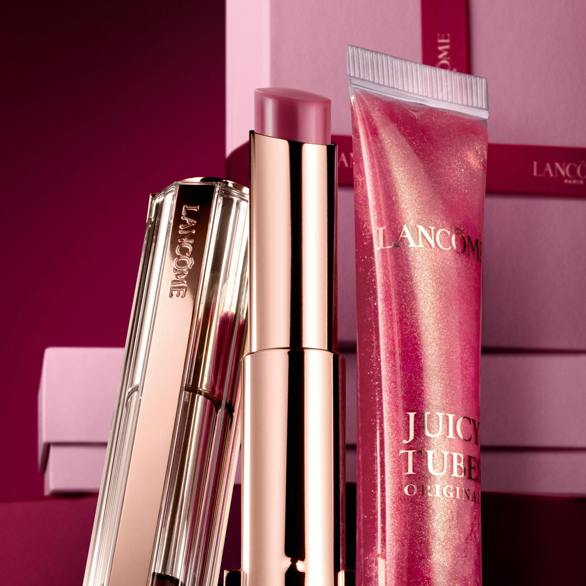 Lancome Juicy Tubes Ultra Shiny Lip Gloss Trio Gift Set