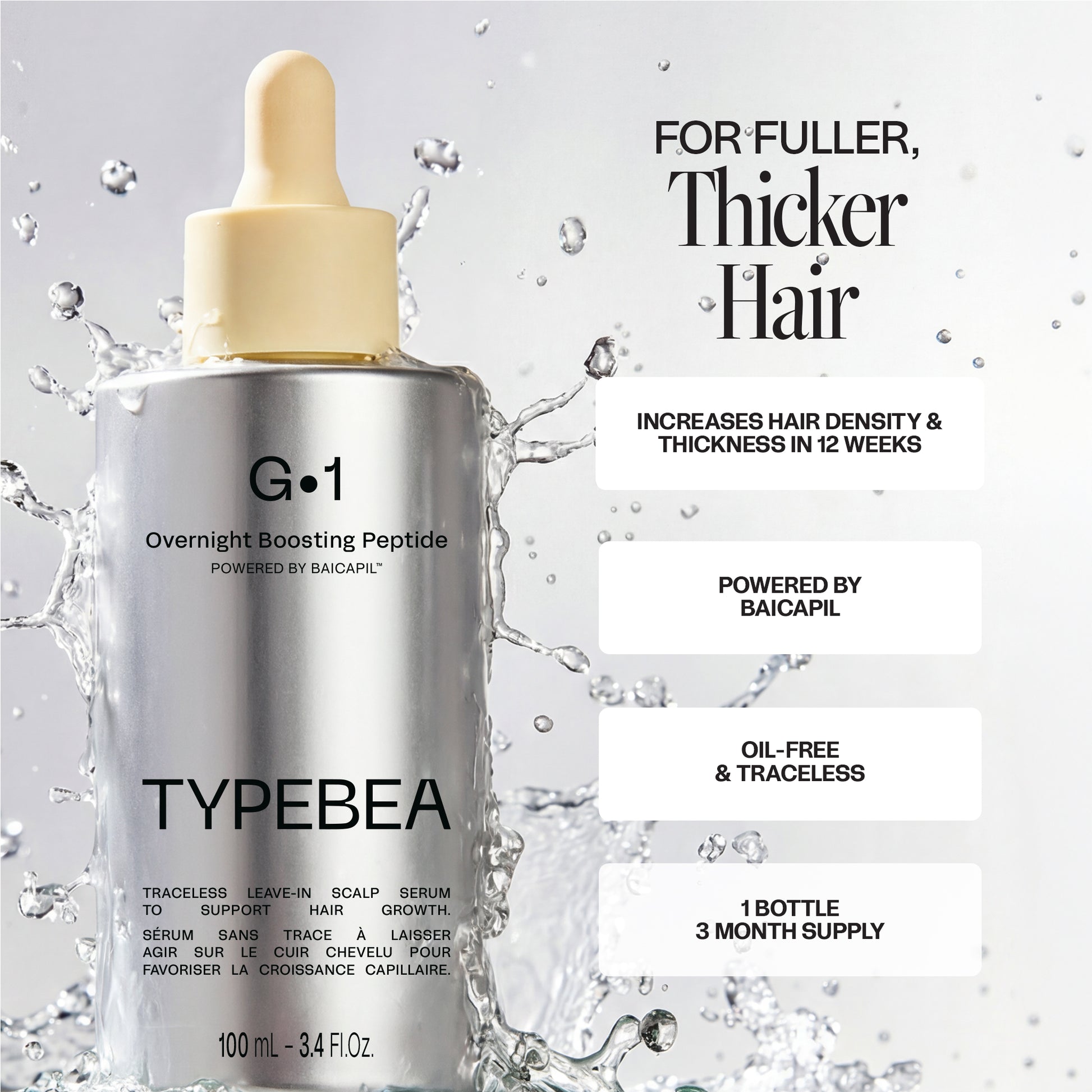 TYPEBEA G.1 Overnight Boosting Peptide Scalp Serum