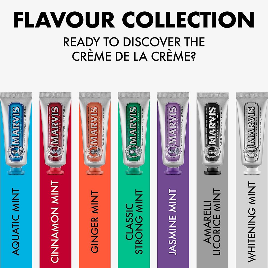 Marvis Toothpaste Flavour Collection 7 x 25ml Gift Set