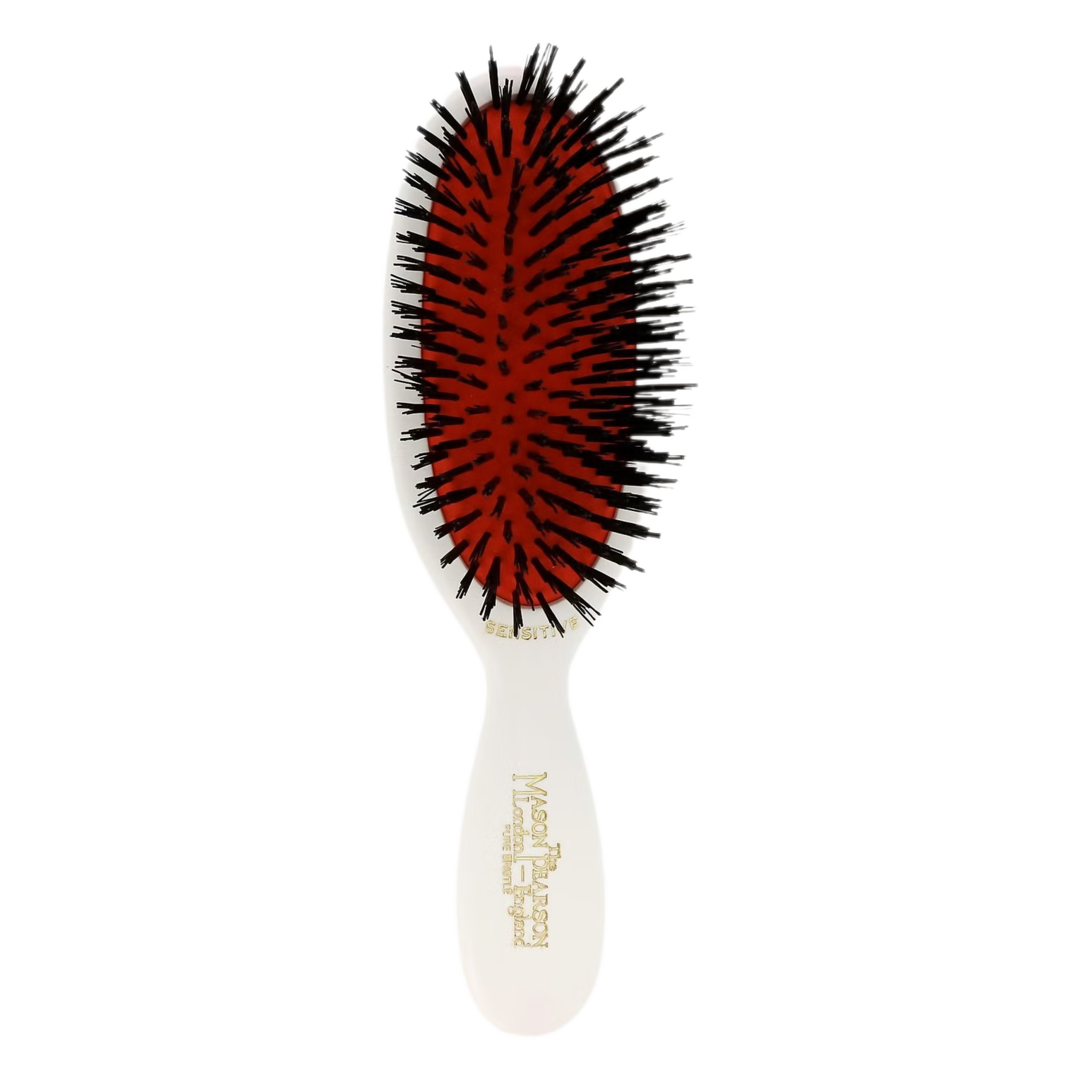 Mason Pearson Brushes Pure Bristle Pocket Sensitive SB4 - White