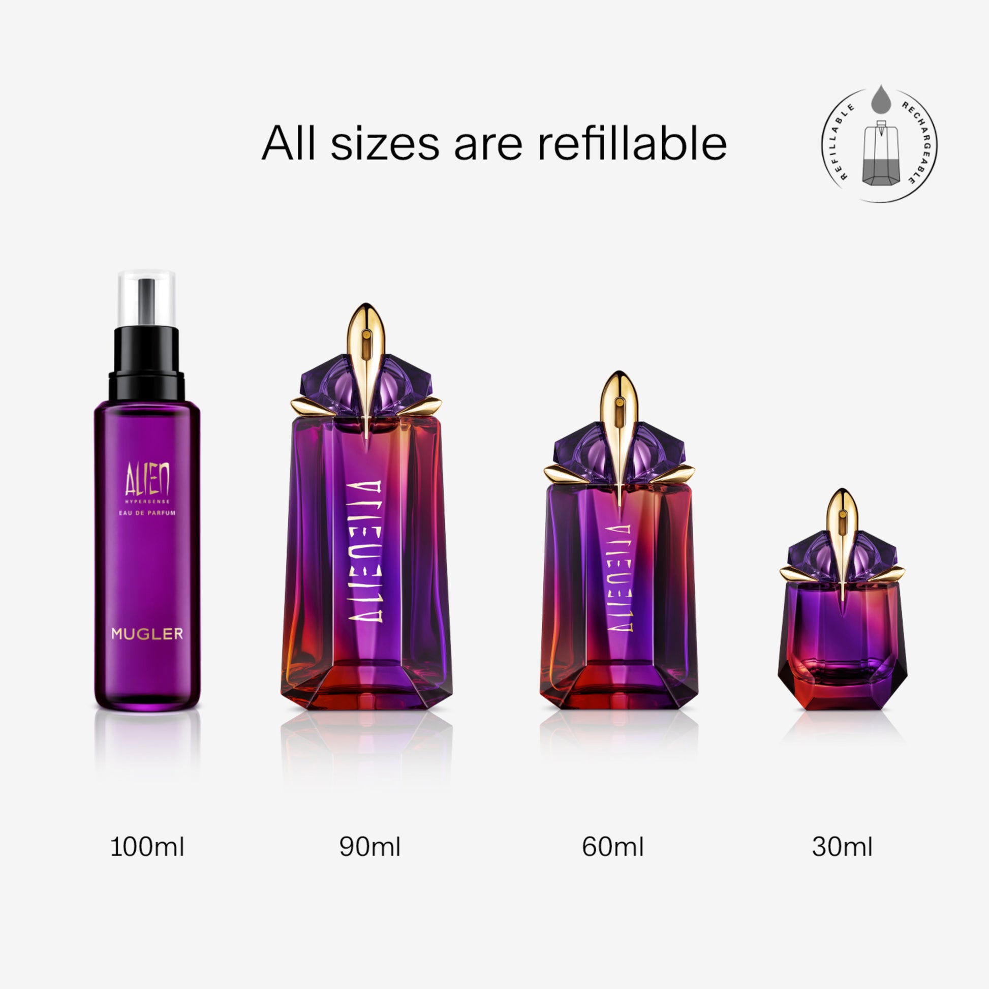 Mugler Alien Hypersense Eau de Parfum Refillable Spray