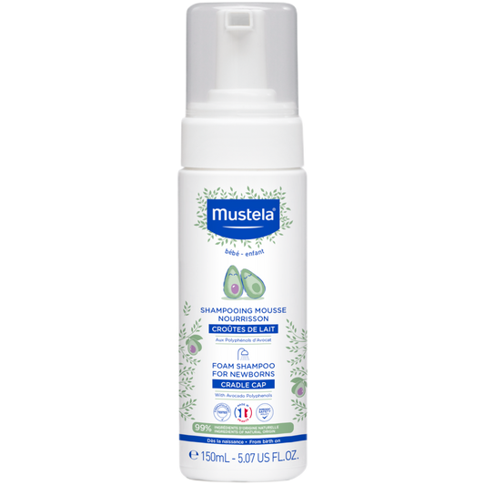 Mustela Cradle Cap Foam Shampoo For Newborns