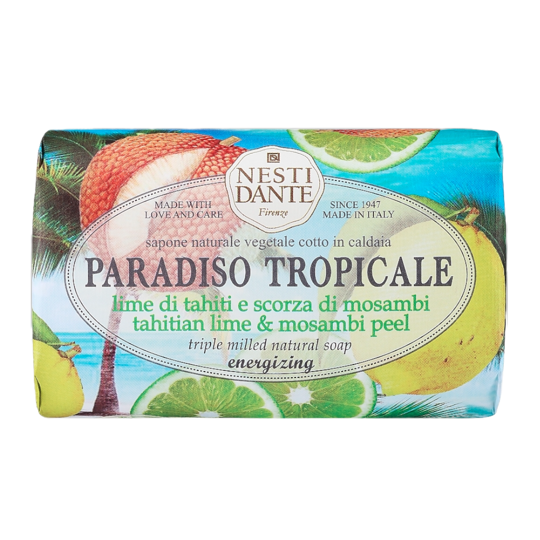 Nesti Dante Paradiso Tropicale Tahitian Lime & Mosambi Peel Soap - 250g