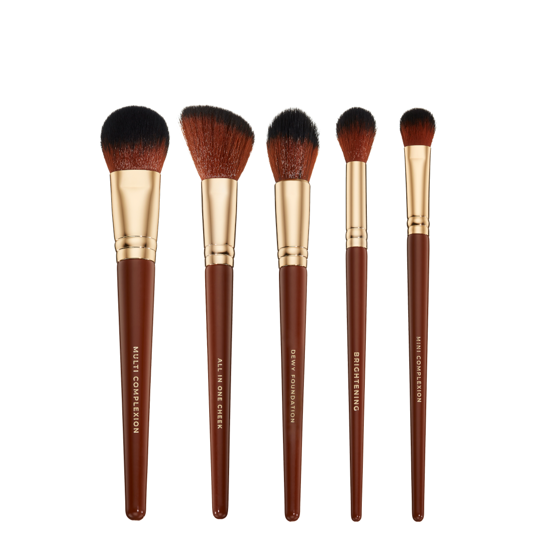 Spectrum Pantherine 5 Piece Face Brush Set
