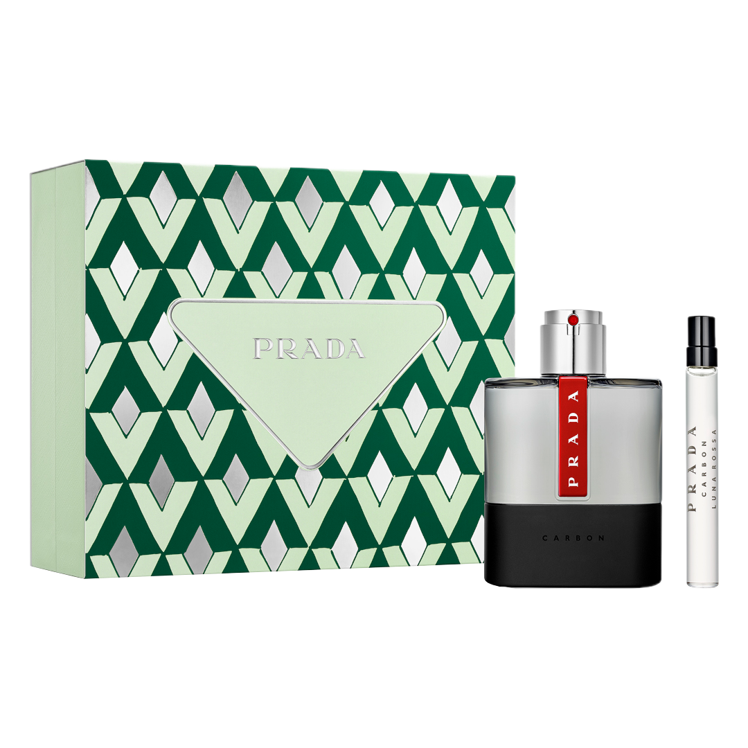 Prada Luna Rossa Carbon Eau de Toilette Spray 100ml Gift Set - 100ml