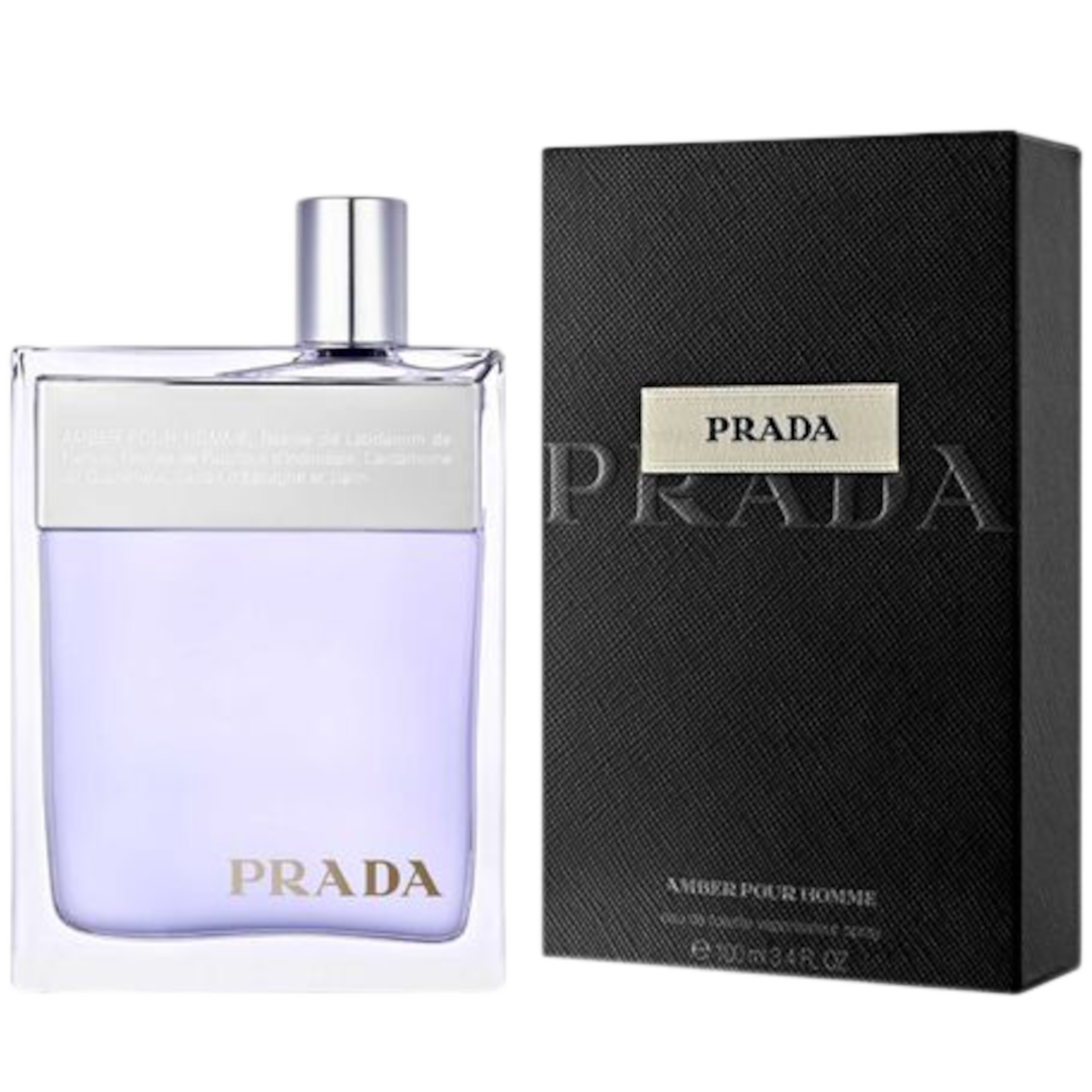 Prada Amber Pour Homme Eau de Toilette Spray – Escentual Prada Amber Pour Homme Eau de Toilette Spray – Escentual