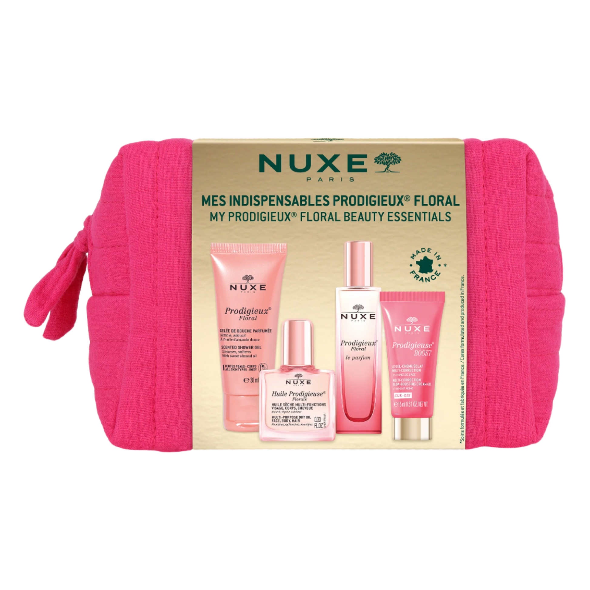 Nuxe Prodigieux Floral Travel Pouch Gift Set – Escentual