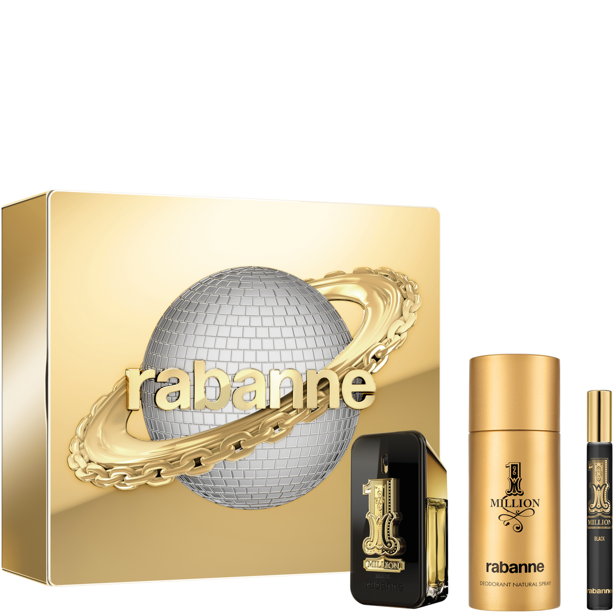 Rabanne 1 Million Black Eau de Parfum 50ml Gift Set - 50ml