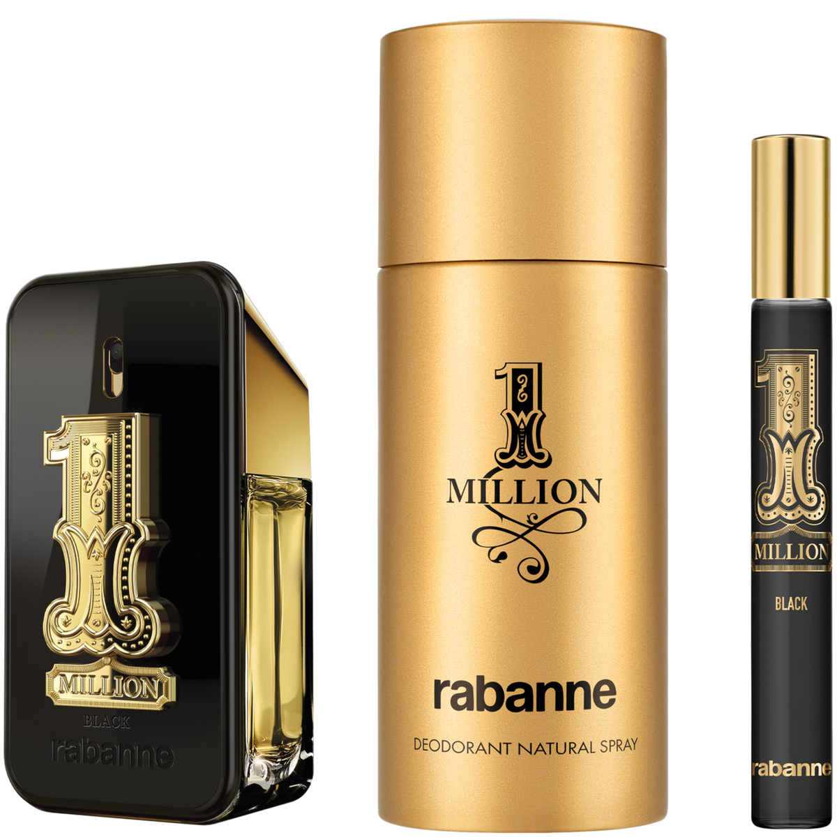 Rabanne 1 Million Black Eau de Parfum 50ml Gift Set